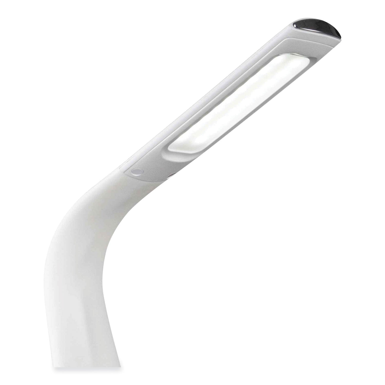 OttLite® Wellness Series Sanitizing Thrive LED Desk Lamp with Clock, 10" to 18.75", White