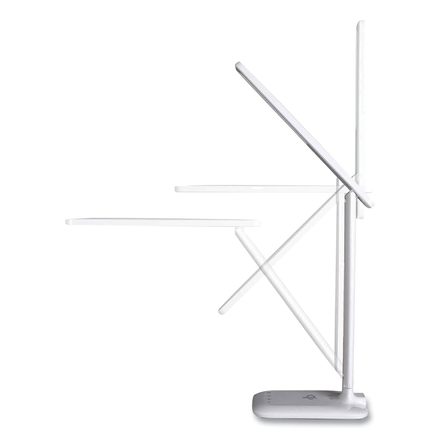 OttLite® Wellness Series Slimline LED Desk Lamp, 5" to 20.25" High, White