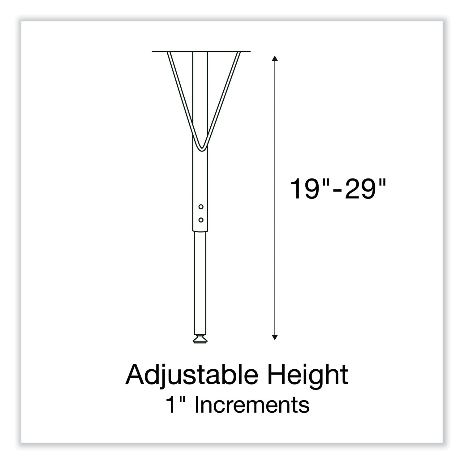 Correll® Adjustable Activity Tables, Kidney Shaped, 72" x 48" x 19" to 29", Gray Top, Black Legs, 4/Pallet