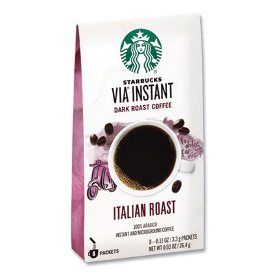 VIA Ready Brew Coffee, 0.11 oz, Italian Roast, 8/Pack, 12 Packs/Carton Flipcost Flipcost