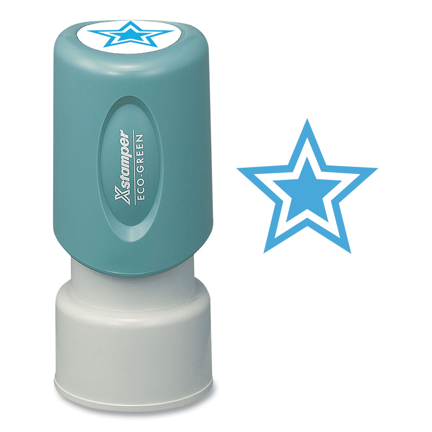 Xstamper® Specialty Stamp, Star Diagram, Light Blue