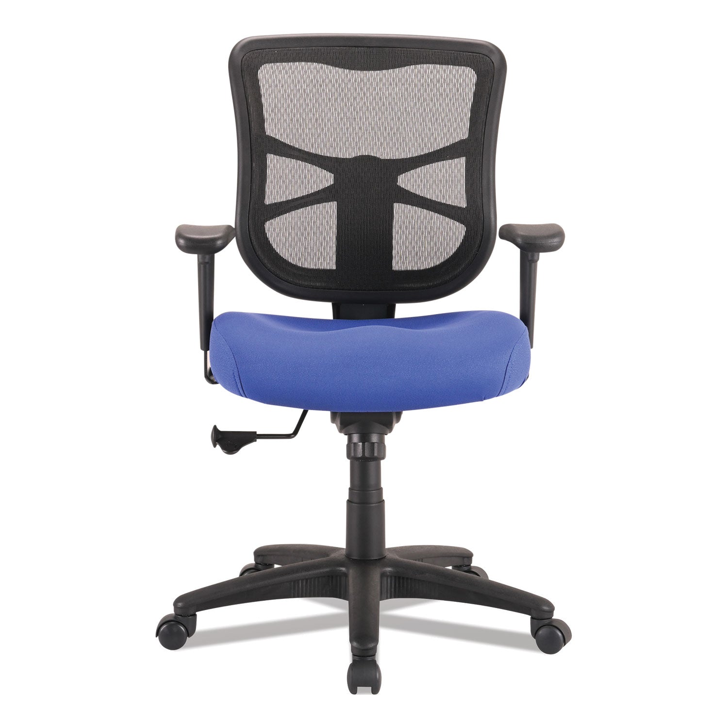 Alera® Alera Elusion Series Mesh Mid-Back Swivel/Tilt Chair, Supports Up to 275 lb, 17.9" to 21.8" Seat Height, Navy Seat