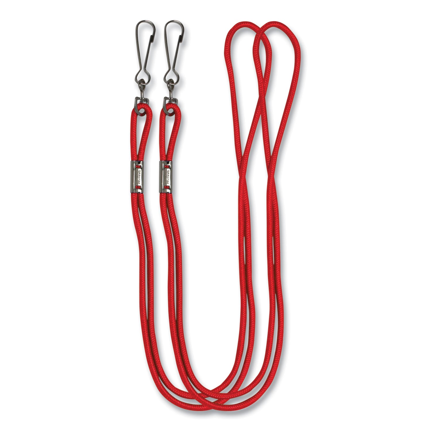 Champion Sports Lanyard, Metal J-Hook Fastener, 20" Long, Assorted Colors, 12/Pack