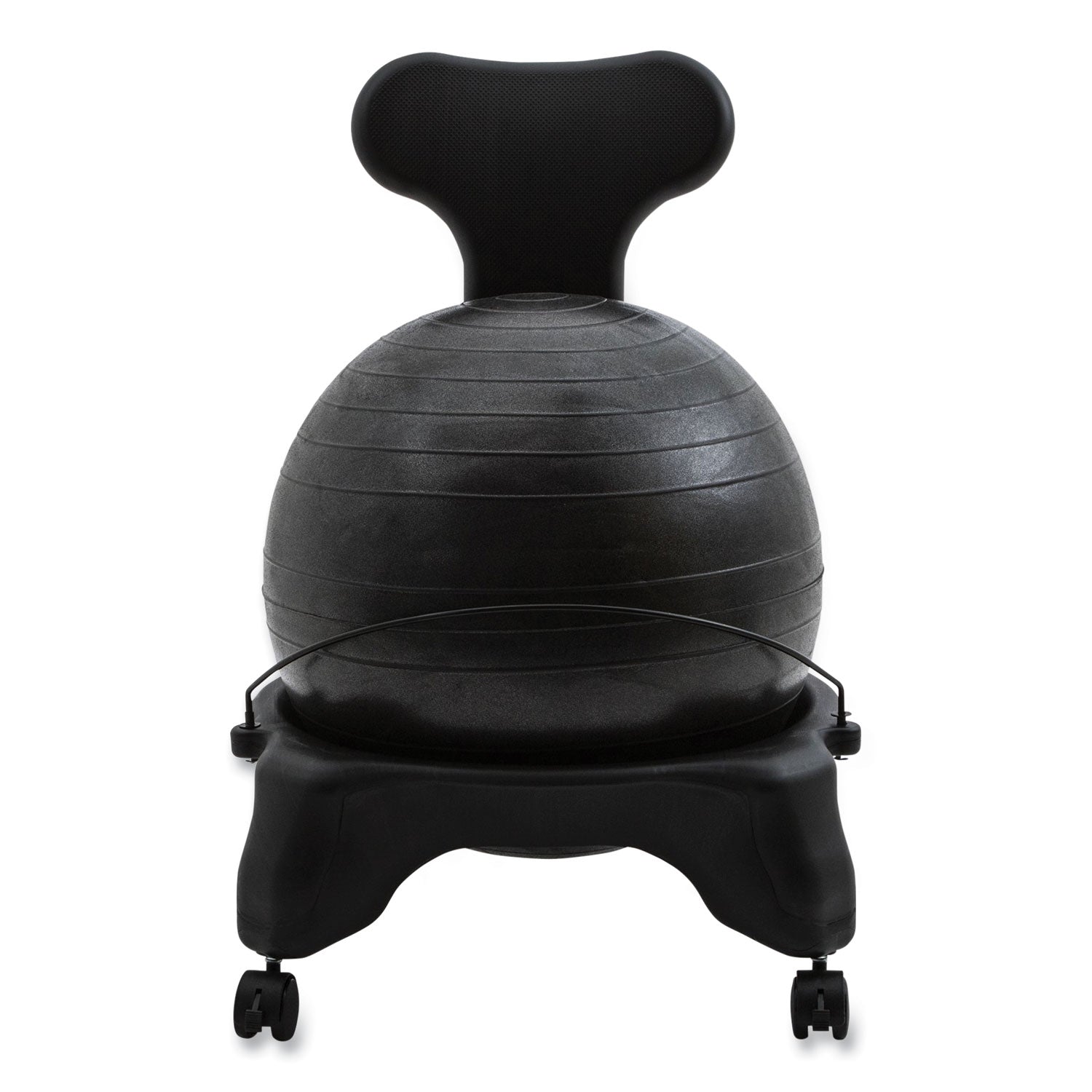 Champion Sports FitPro Ball Chair, Supports Up to 200 lb, Gray