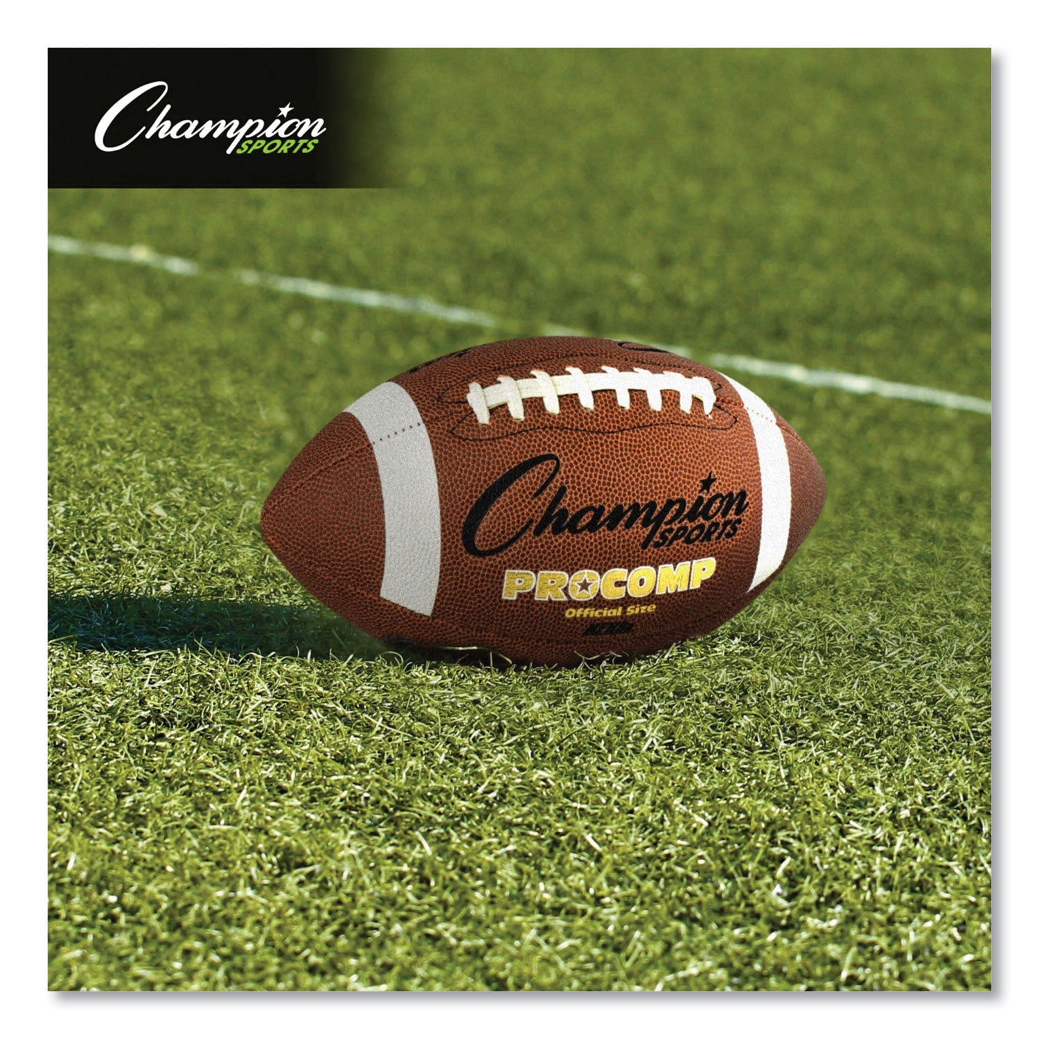 Champion Sports Pro Composite Football, Official Size, Brown