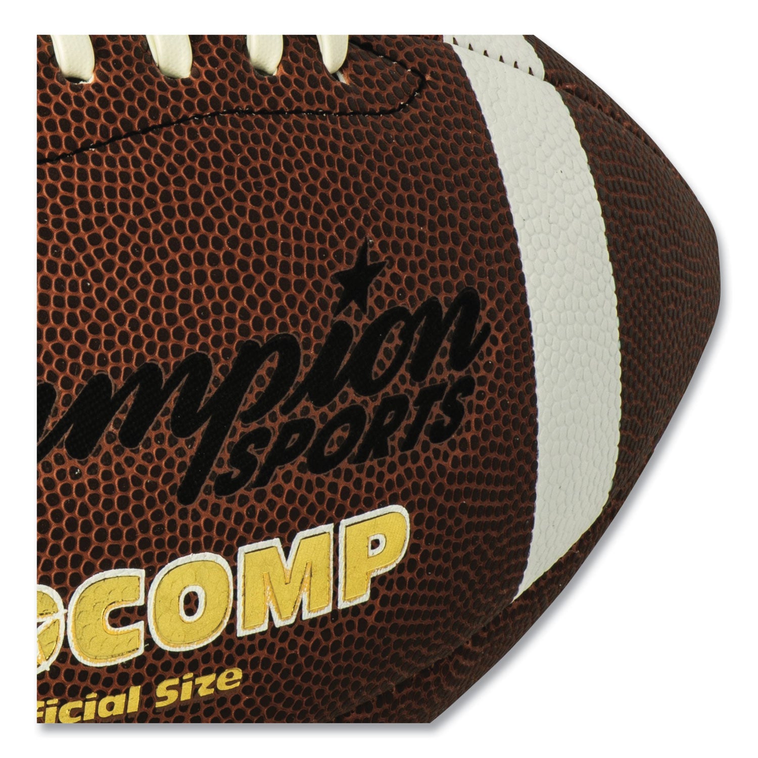 Champion Sports Pro Composite Football, Official Size, Brown