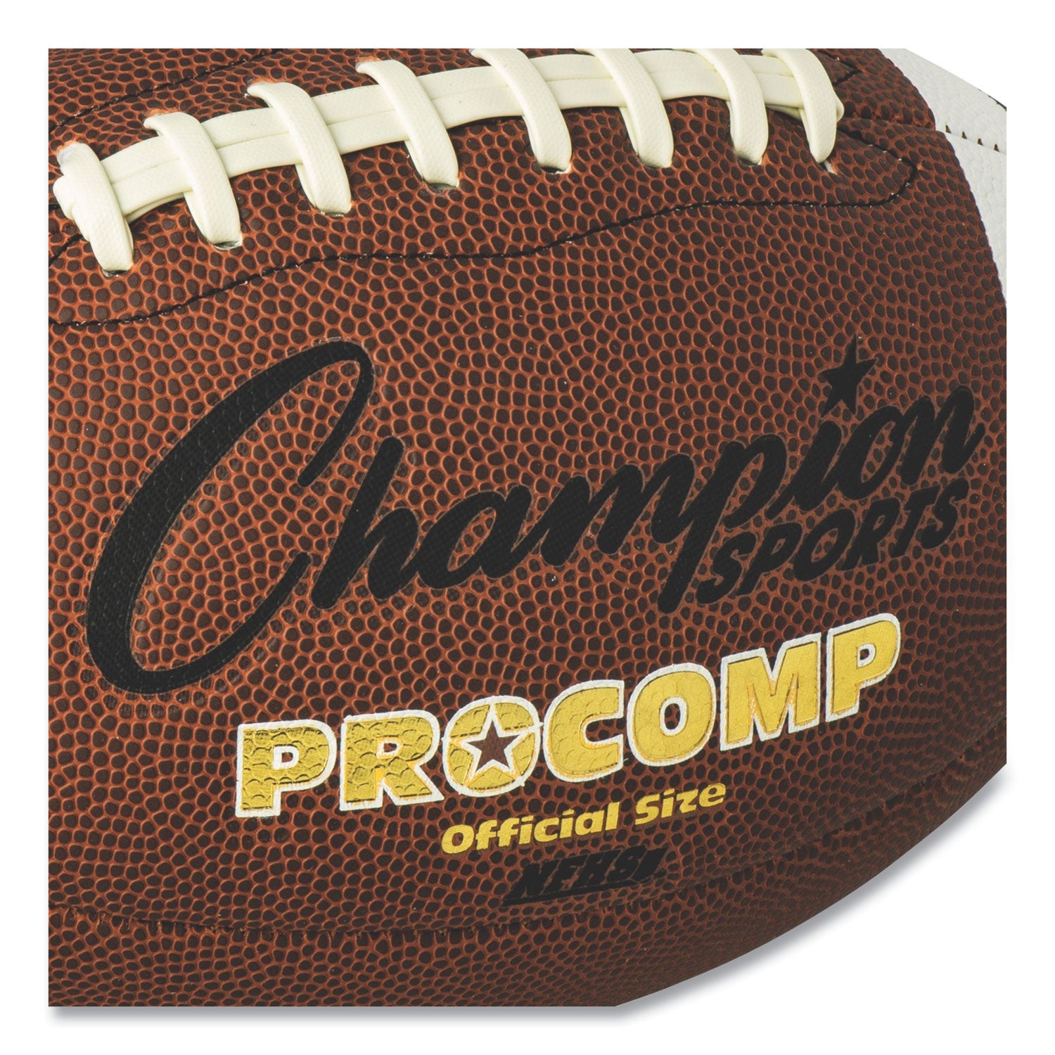 Champion Sports Pro Composite Football, Official Size, Brown