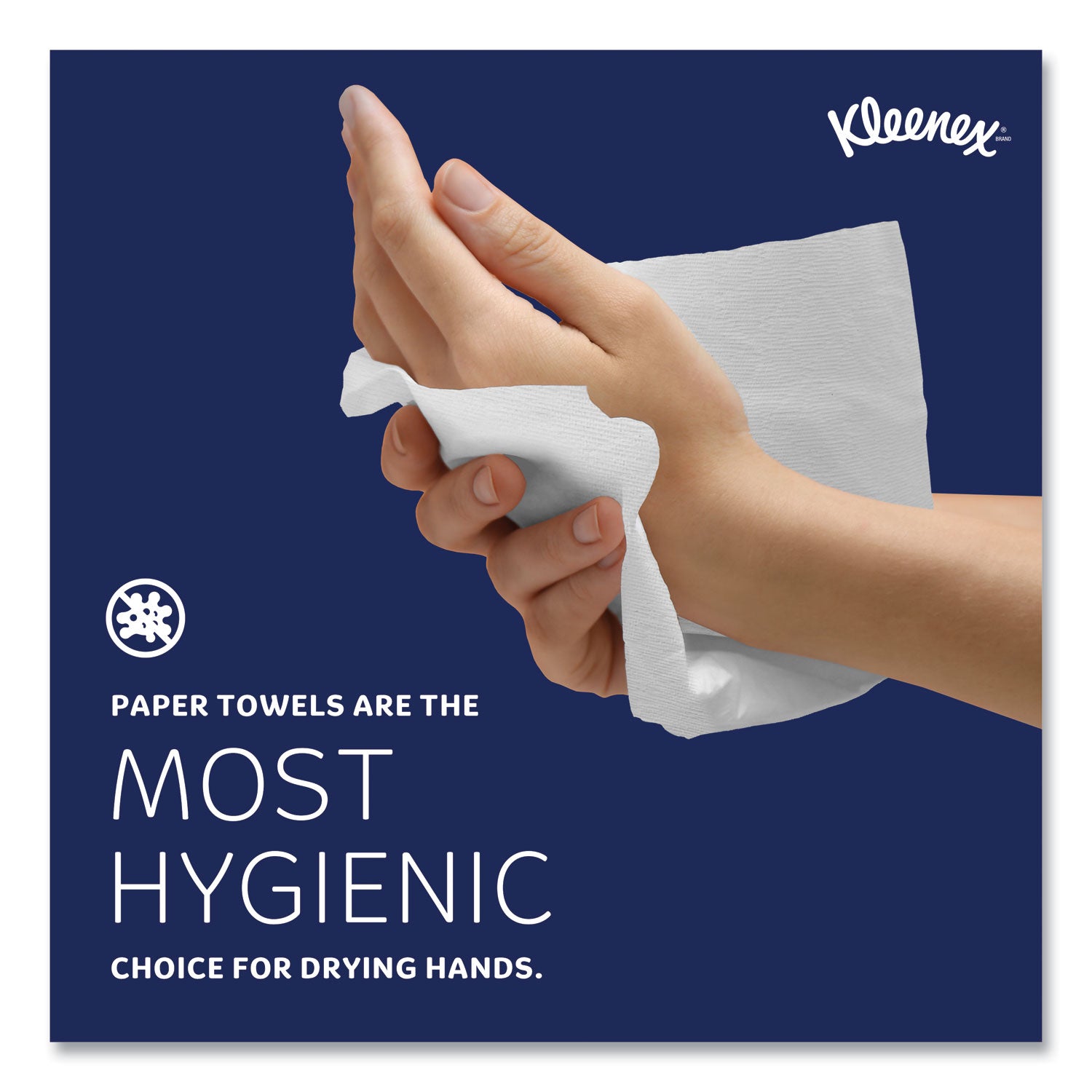 Kleenex® Multi-Fold Paper Towels, 1-Ply, 9.2 x 9.4, White, 150/Pack, 16 Packs/Carton