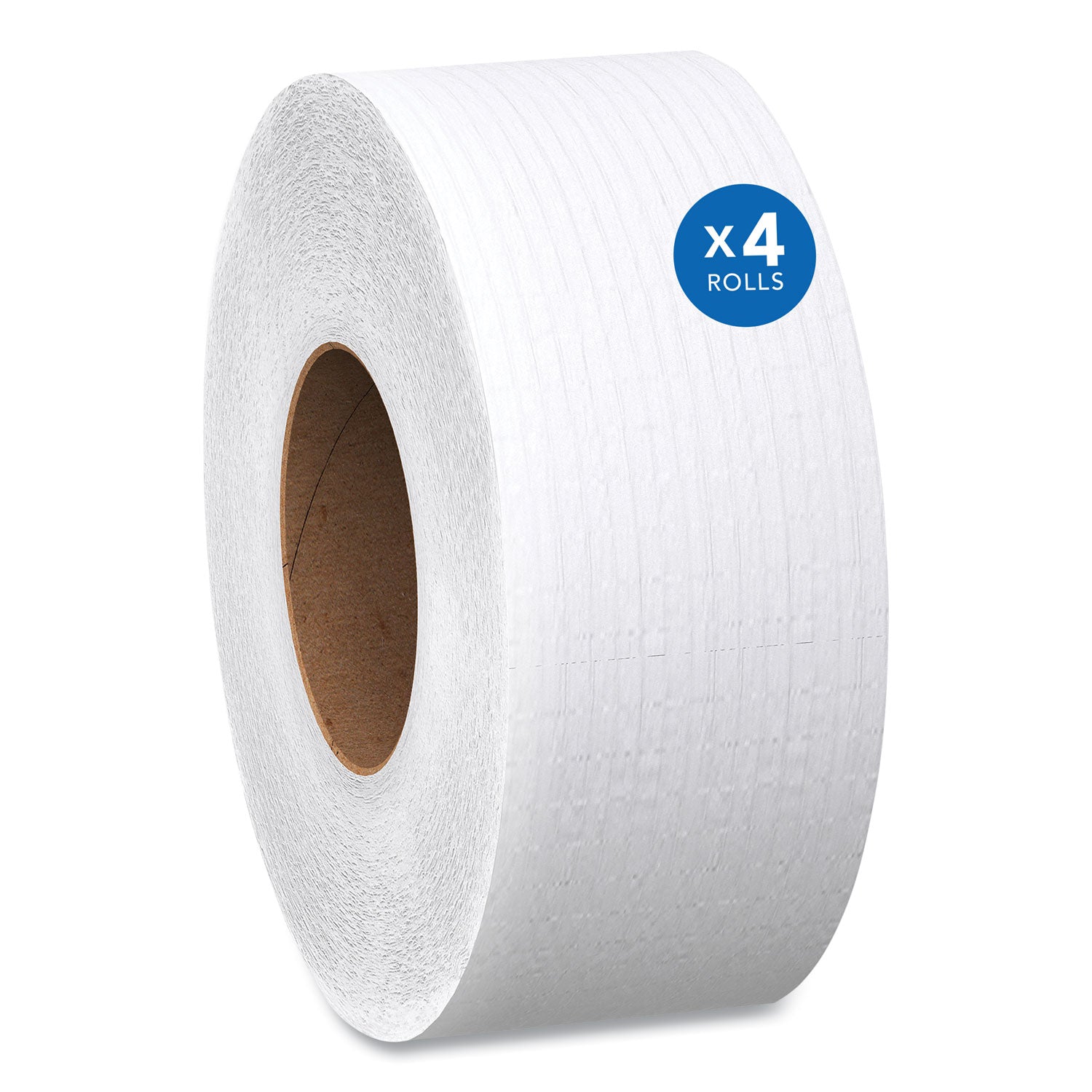 Essential JRT Jumbo Roll Bathroom Tissue, Septic Safe, 2-Ply, White, 3.55" x 1,000 ft, 4 Rolls/Carton