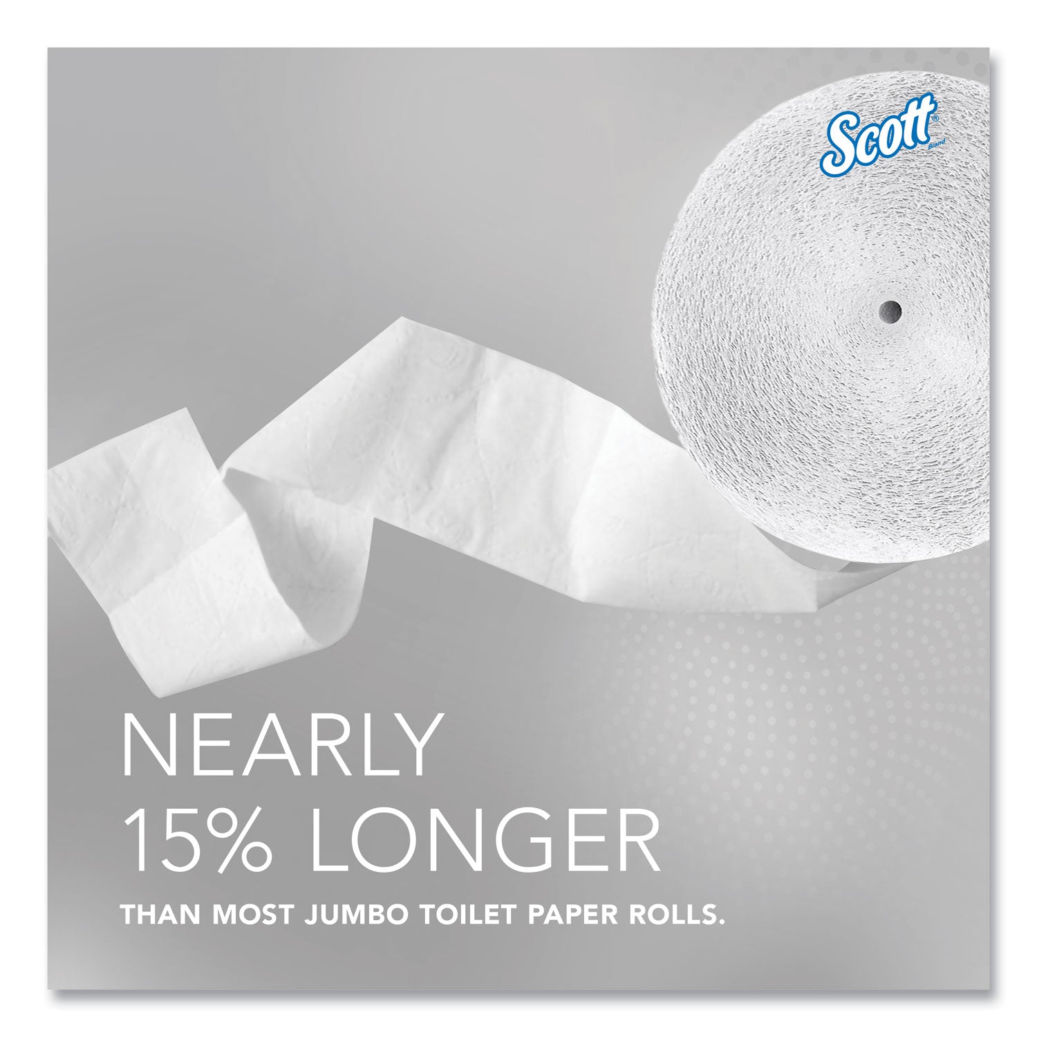 Scott® Essential Coreless JRT, Septic Safe, 1-Ply, White, 3.75 x 2,300 ft, 12 Rolls/Carton