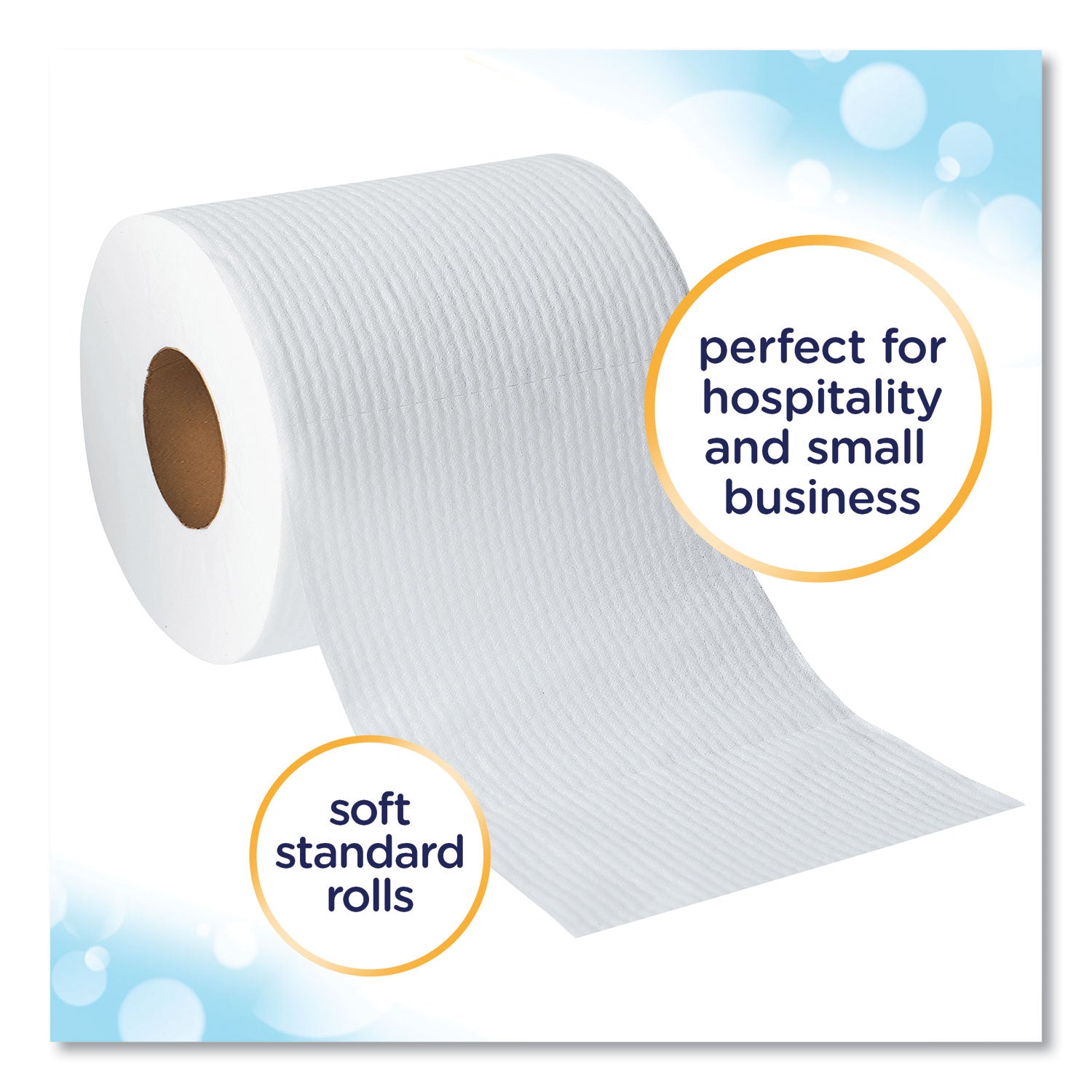 Cottonelle® Clean Care Bathroom Tissue, Septic Safe, 1-Ply, White, 170 Sheets/Roll, 48 Rolls/Carton