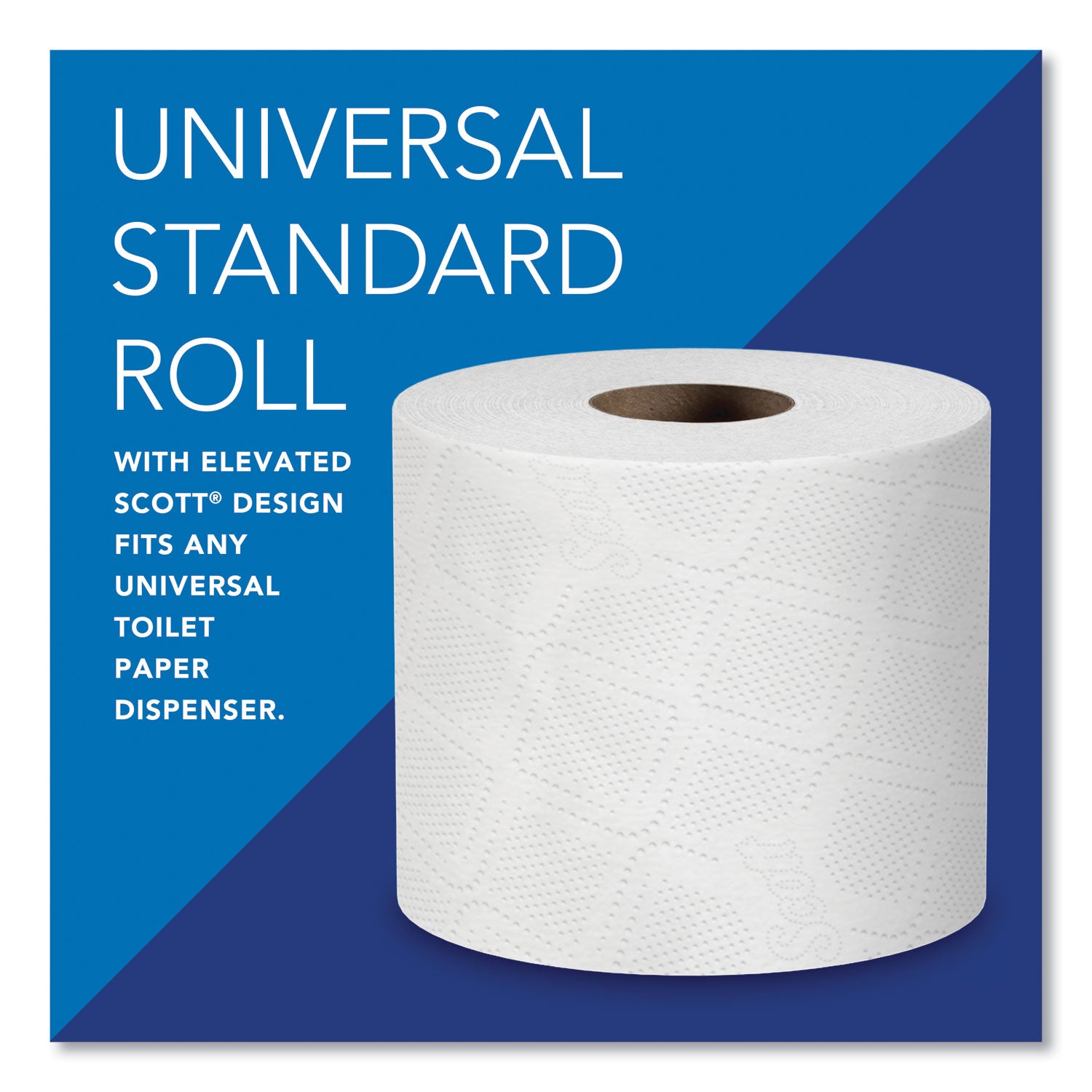 Scott® Essential 100% Recycled Fiber SRB Bathroom Tissue, Septic Safe, 2-Ply, White, 473 Sheets/Roll, 80 Rolls/Carton