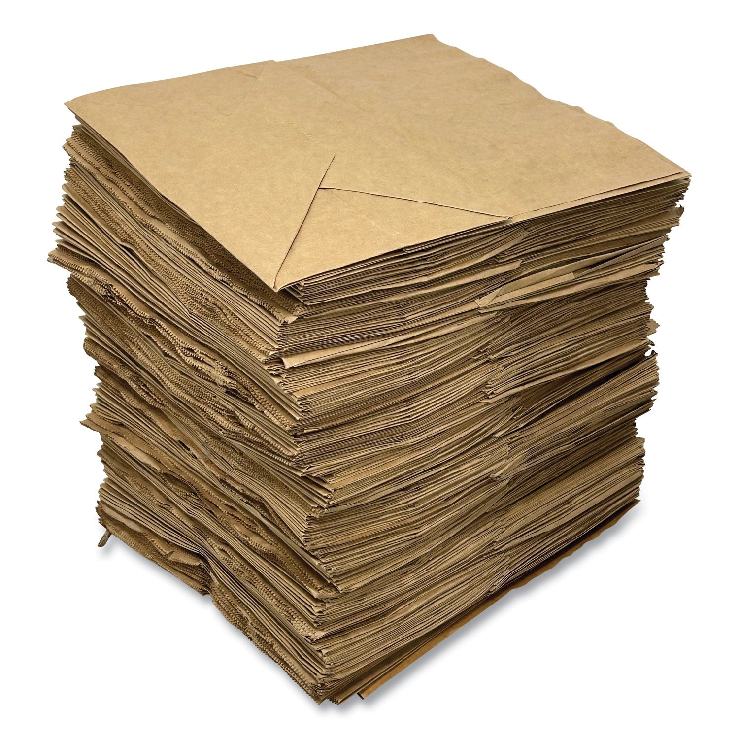 Kari-Out® Kraft Paper Bags, 11 x 7 x 12, Kraft Brown, 250/Carton