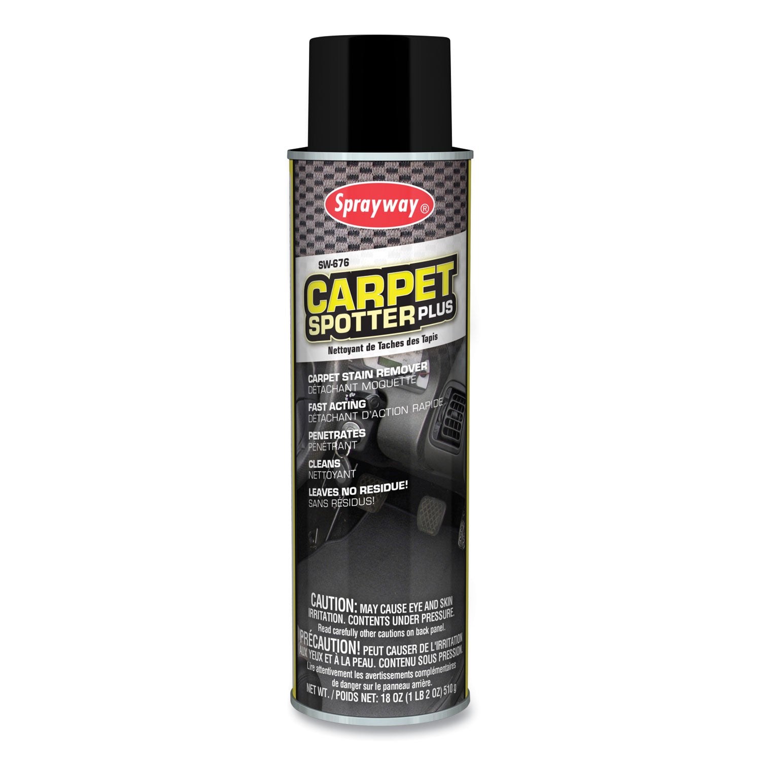 Sprayway® Carpet Spotter Plus, Butyl Scent, 18 oz Aerosol Spray, Dozen