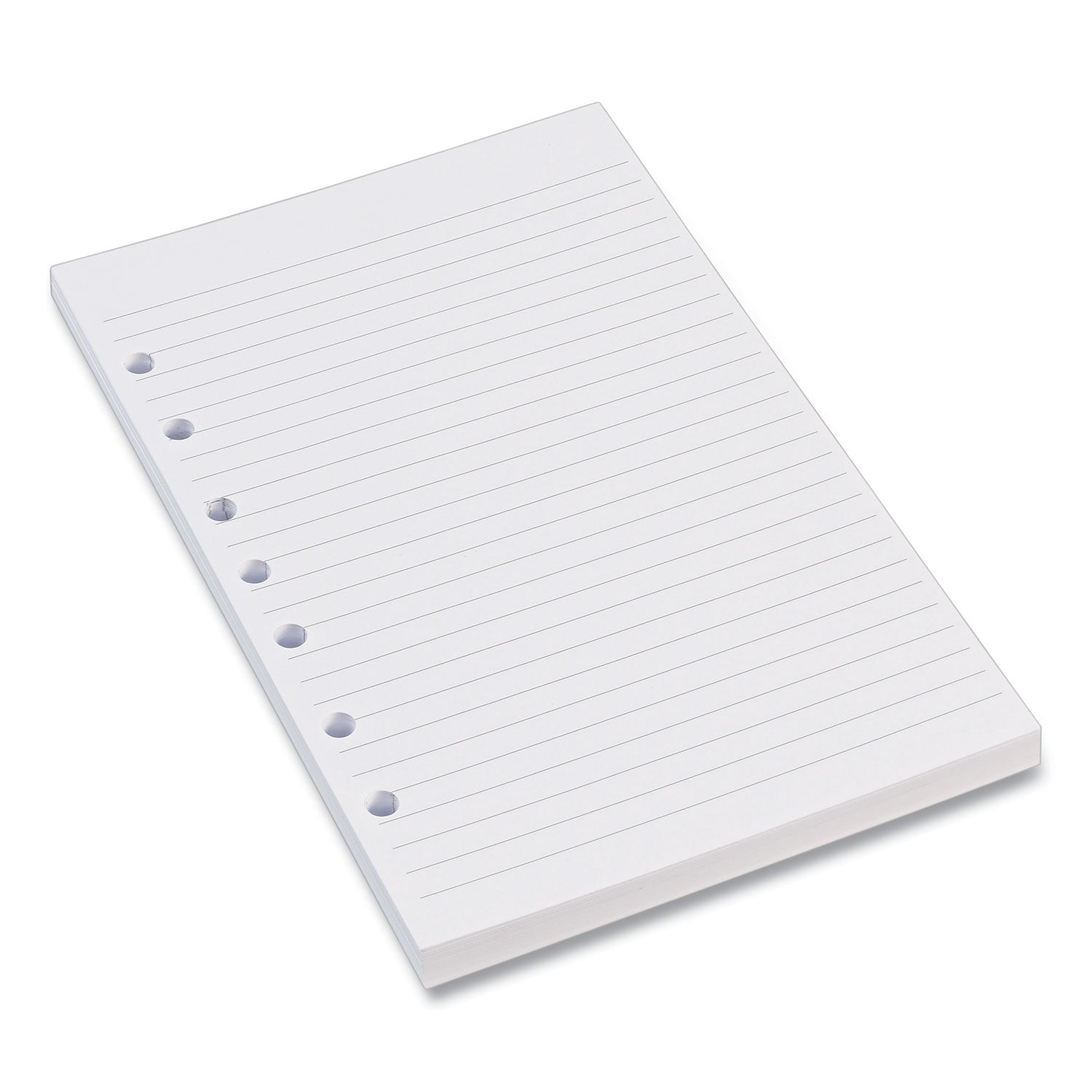 Avery® Mini Size Binder Filler Paper, 7-Hole Side Punched, 5.5 x 8.5, College Rule, 100/Pack