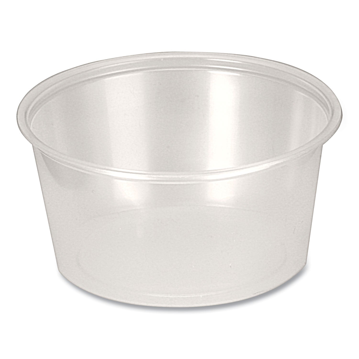 Portion Cups, 4 oz, Clear, 250/Sleeve, 10 Sleeves/Carton