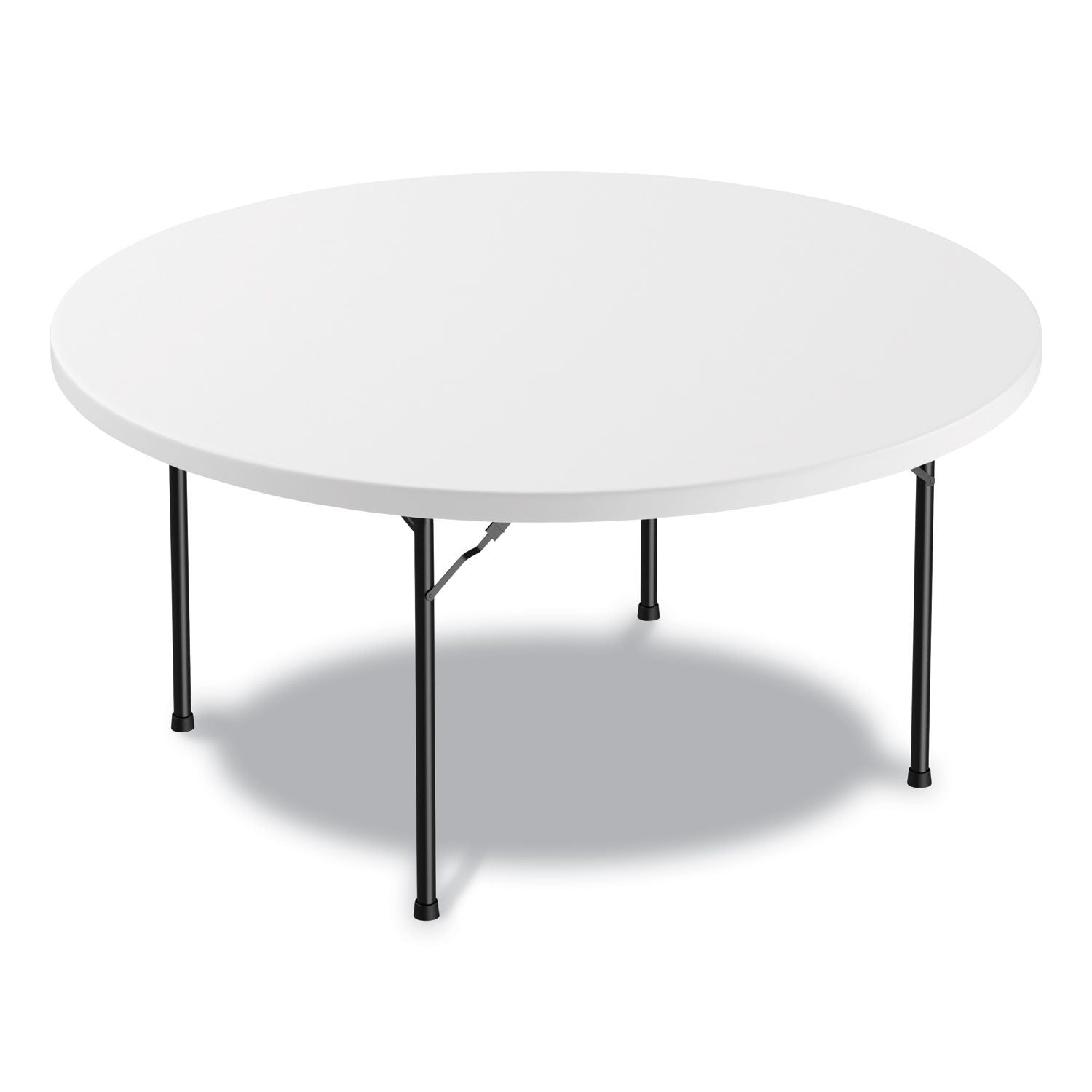 Round Plastic Folding Table, 60