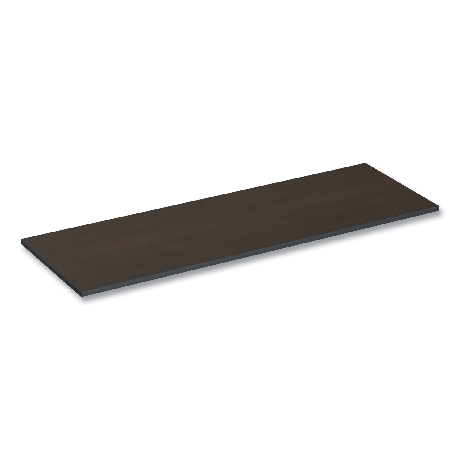 Alera® Reversible Laminate Table Top, Rectangular, 71.5w x 23.63d, Espresso/Walnut