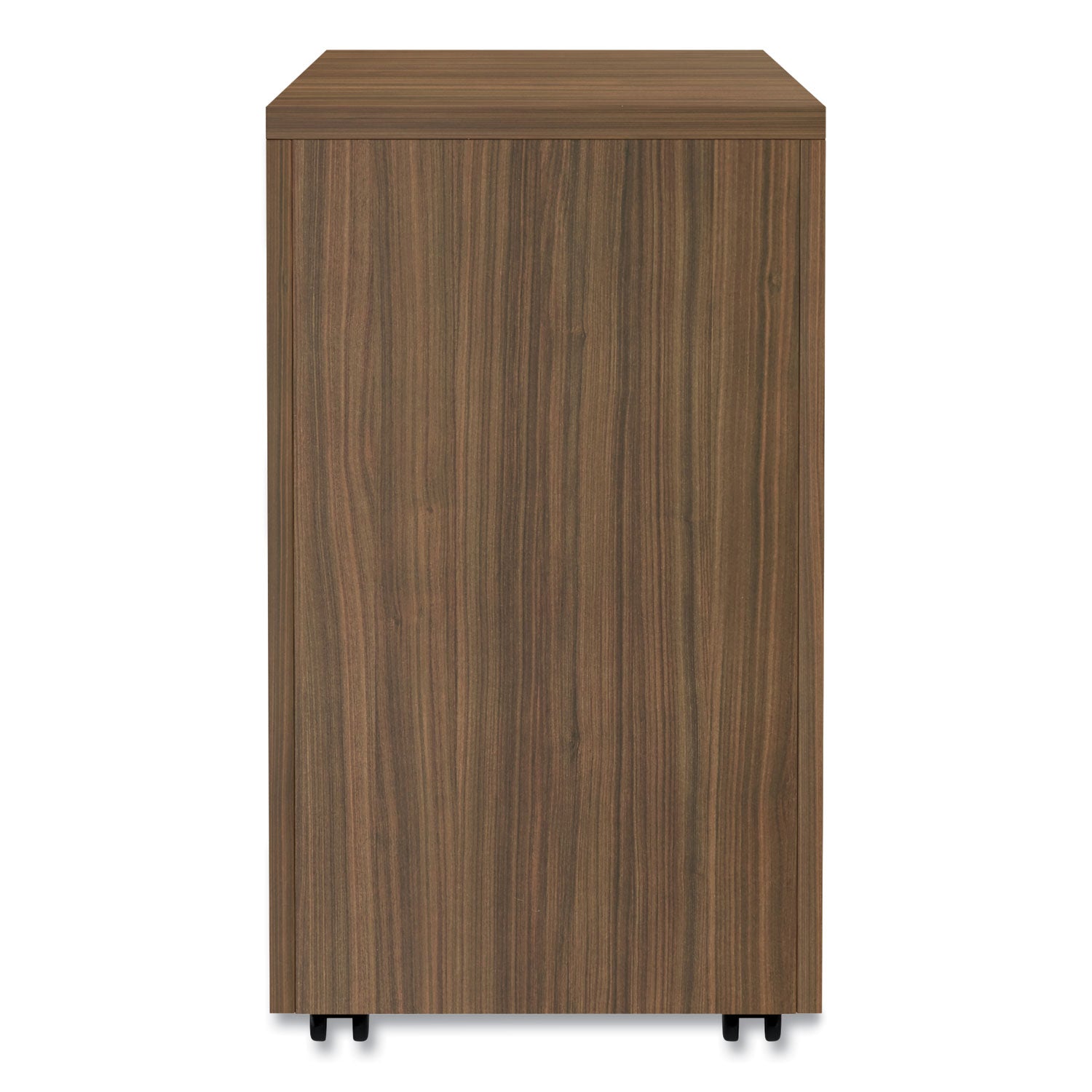 Alera® Alera Valencia Series Mobile Pedestal File, Left/Right, 3-Drawer: Box/Box/File, Legal/Letter, Walnut, 15.88 x 20.5 x 28.38