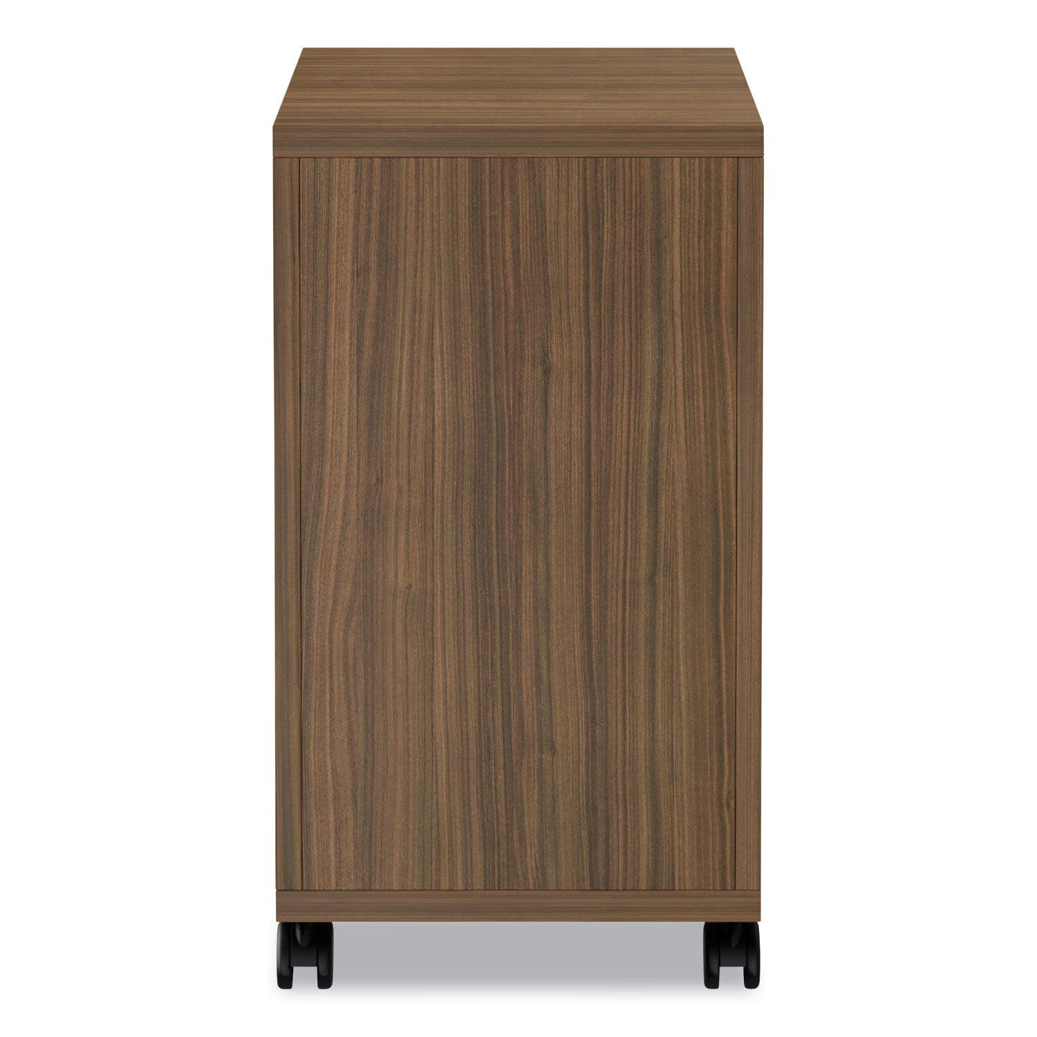 Alera® Alera Valencia Series Mobile Pedestal, Left or Right, 2 Legal/Letter-Size File Drawers, Modern Walnut, 15.38" x 20" x 26.63"