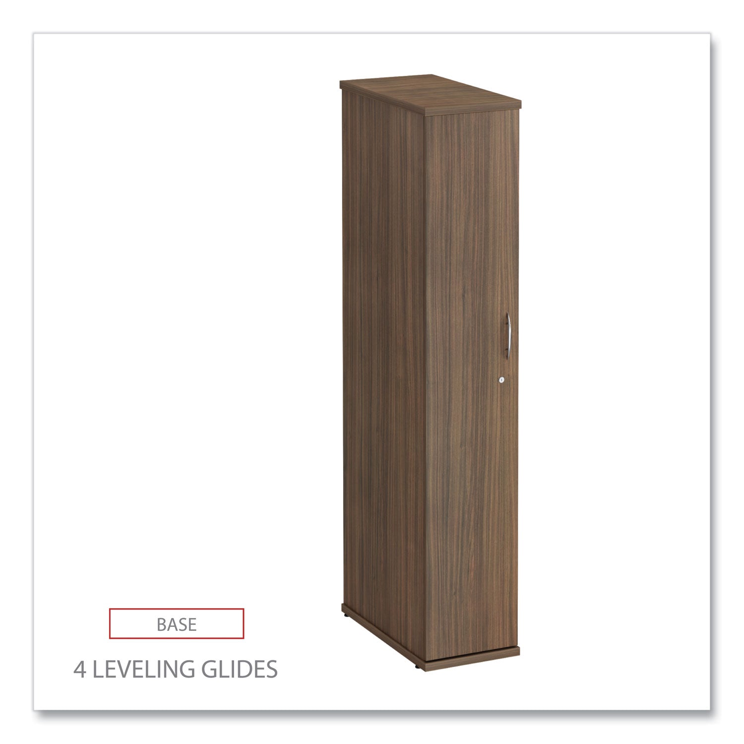 Alera® Alera Valencia Series Wardrobe, 11.88w x 22.78d x 65h, Modern Walnut