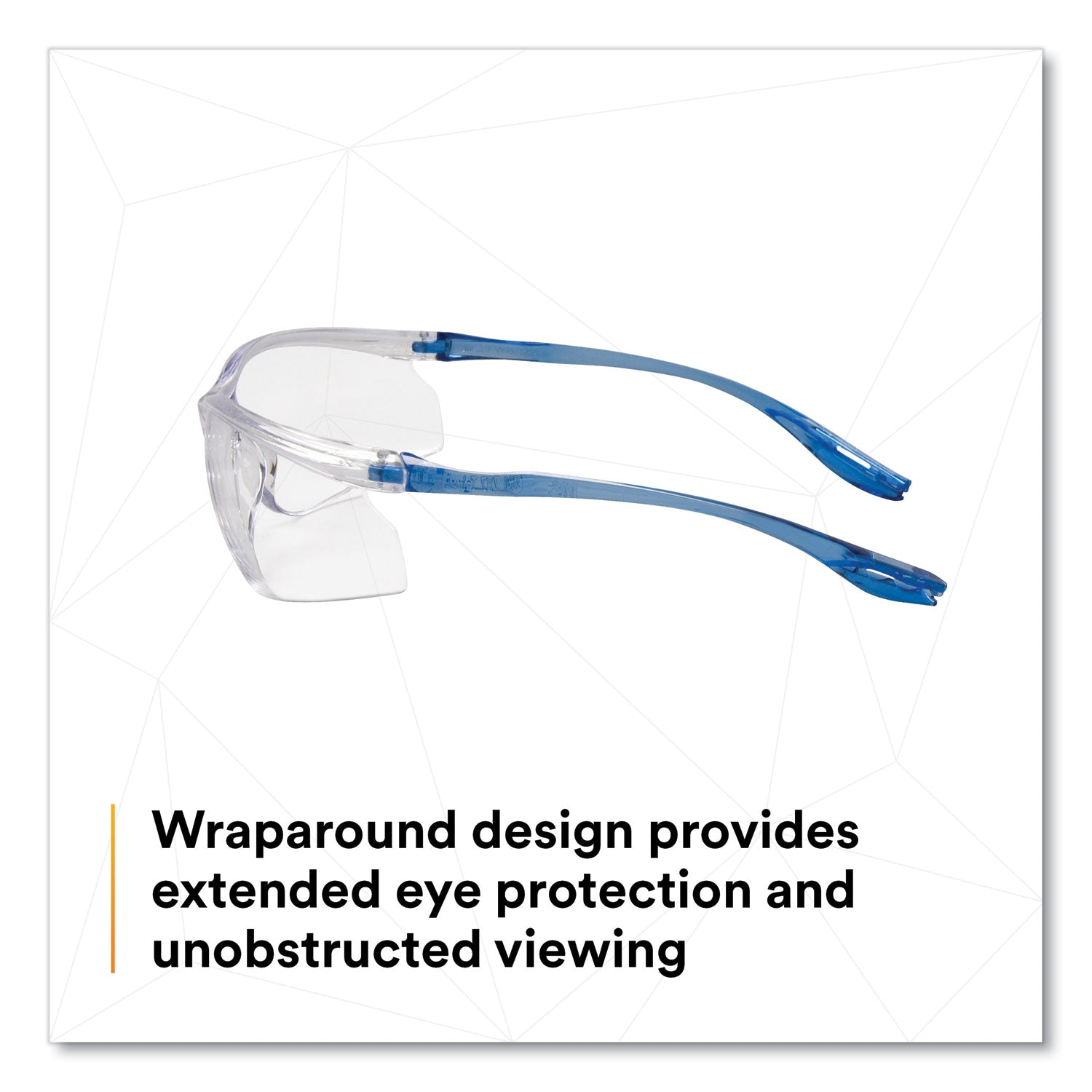 3M™ Virtua Sport CCS Protective Eyewear, Blue Plastic Frame, Clear Polycarbonate Lens