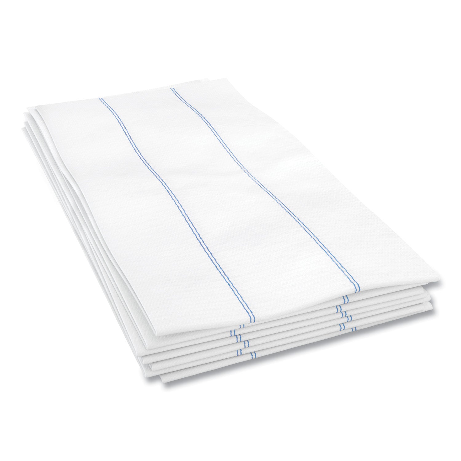 Cascades PRO Tuff-Job Foodservice Towels, 1/4 Fold, 13 x 24, White/Blue, 72/Carton