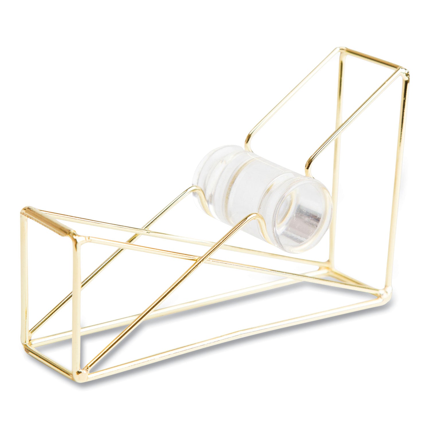 Vena Tape Dispenser, 1" Core, Metal, Gold