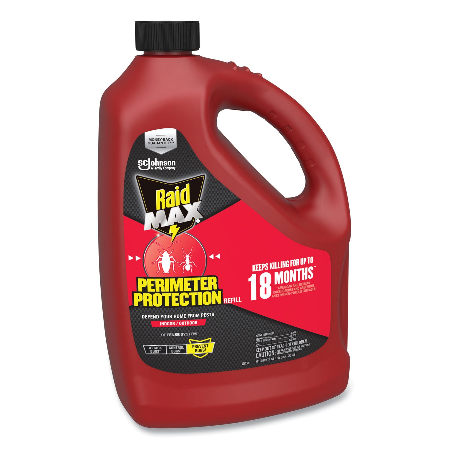 Raid® Max Perimeter Protection, 128 Oz Bottle Refill