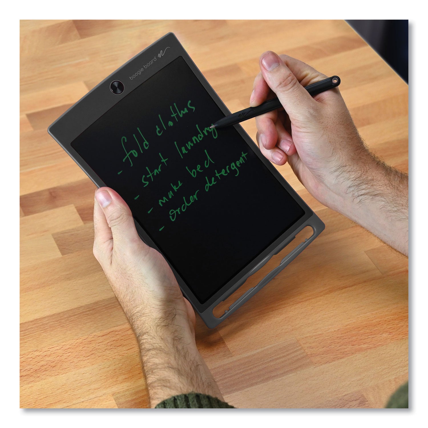 Boogie Board™ Jot 8.5 Reusable Writing Tablet, 8.5" LCD Screen, 6.75" x 0.62" x 10.37", Gray