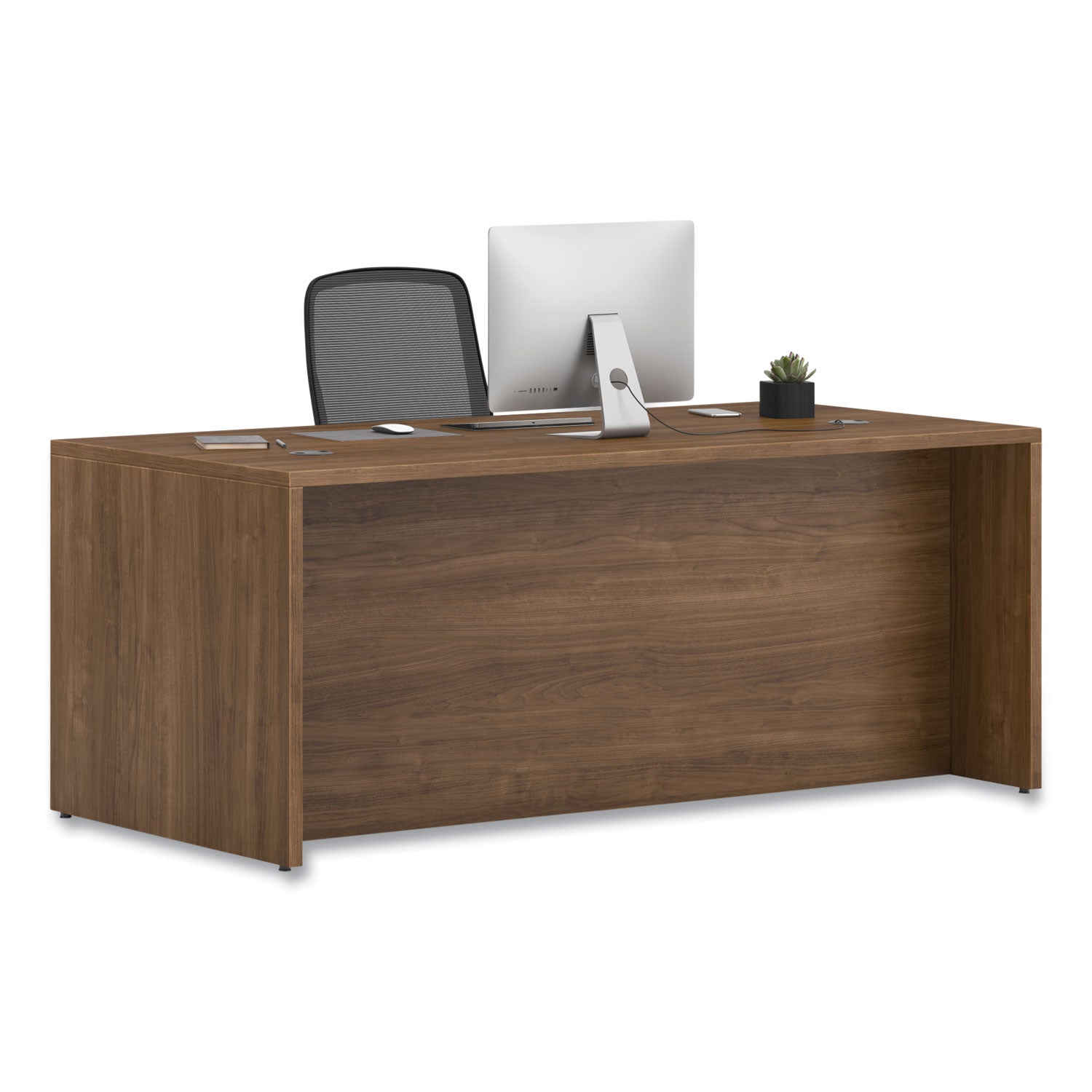 HON® 10500 Series Double Full-Height Pedestal Desk, Left: Box/Box/File, Right: File/File, 72" x 36" x 29.5", Pinnacle