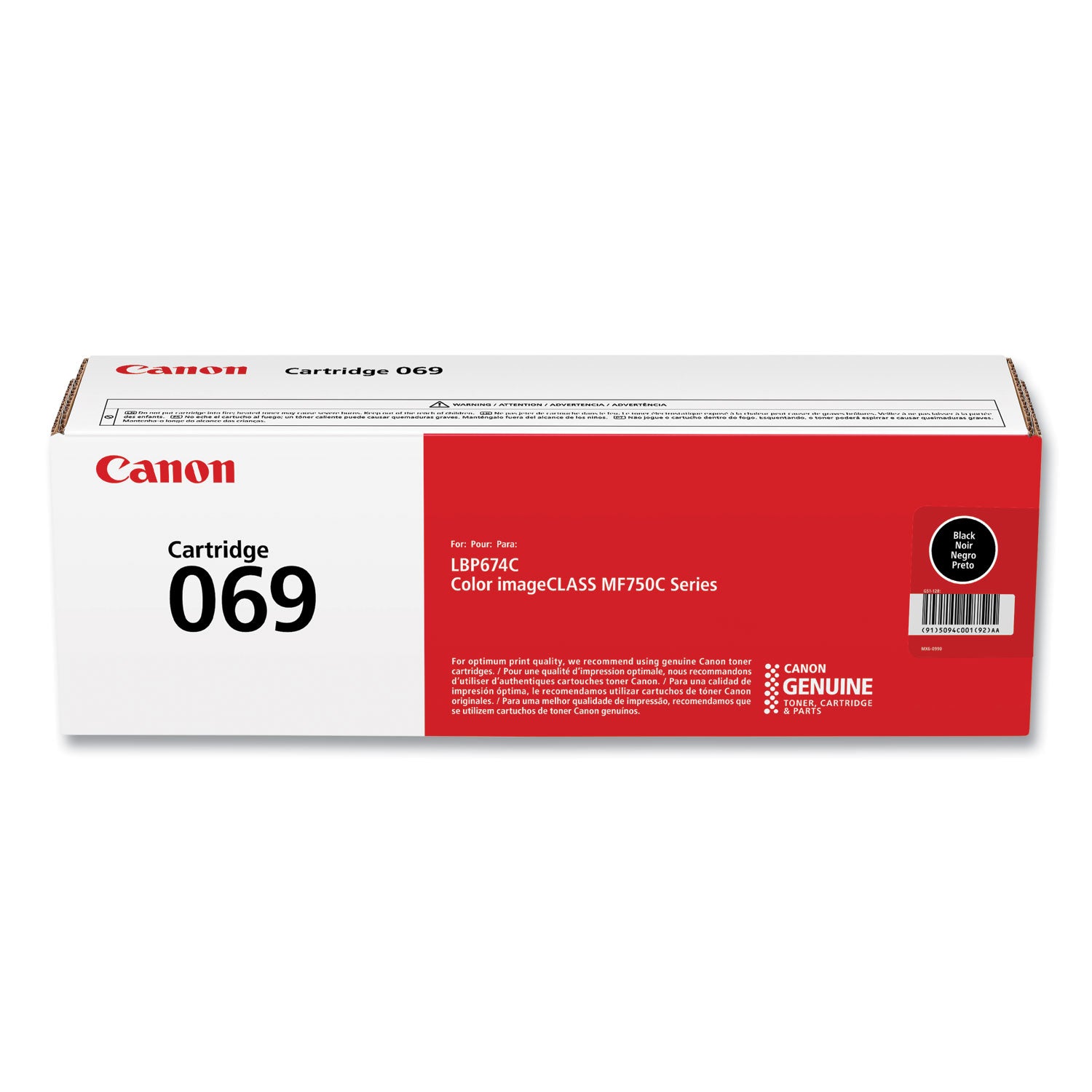 5094C001 (069) Toner, 2,100 Page-Yield, Black