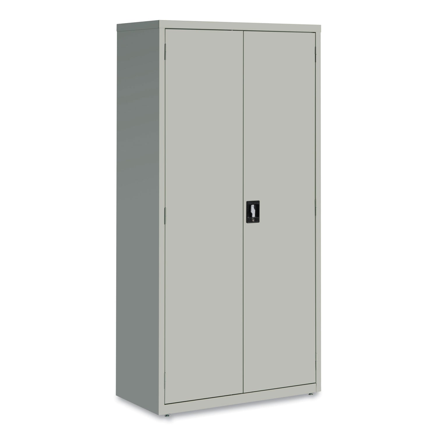 Alera® Economy Assembled Storage Cabinets, 5 Shelves, 36" x 18" x 72", Light Gray