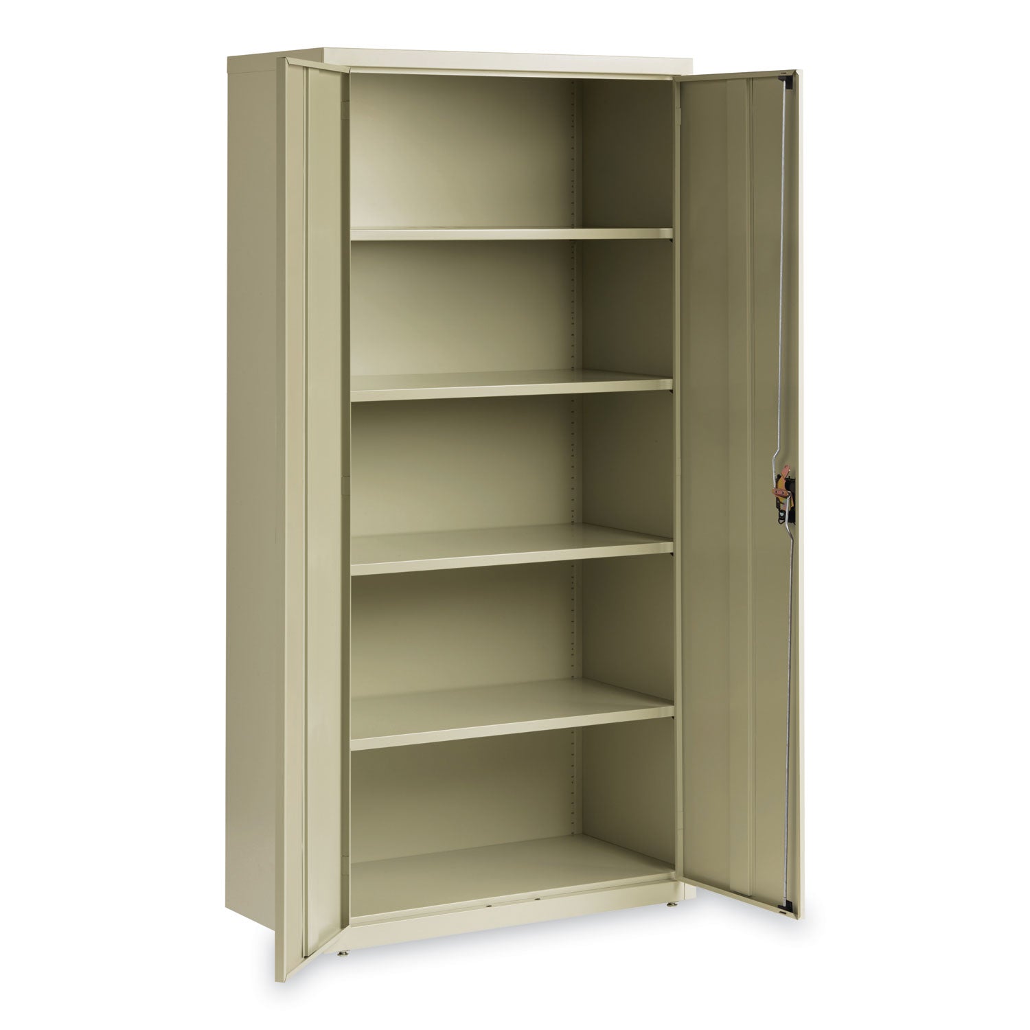 Alera® Economy Assembled Storage Cabinets, 5 Shelves, 36" x 18" x 72", Putty