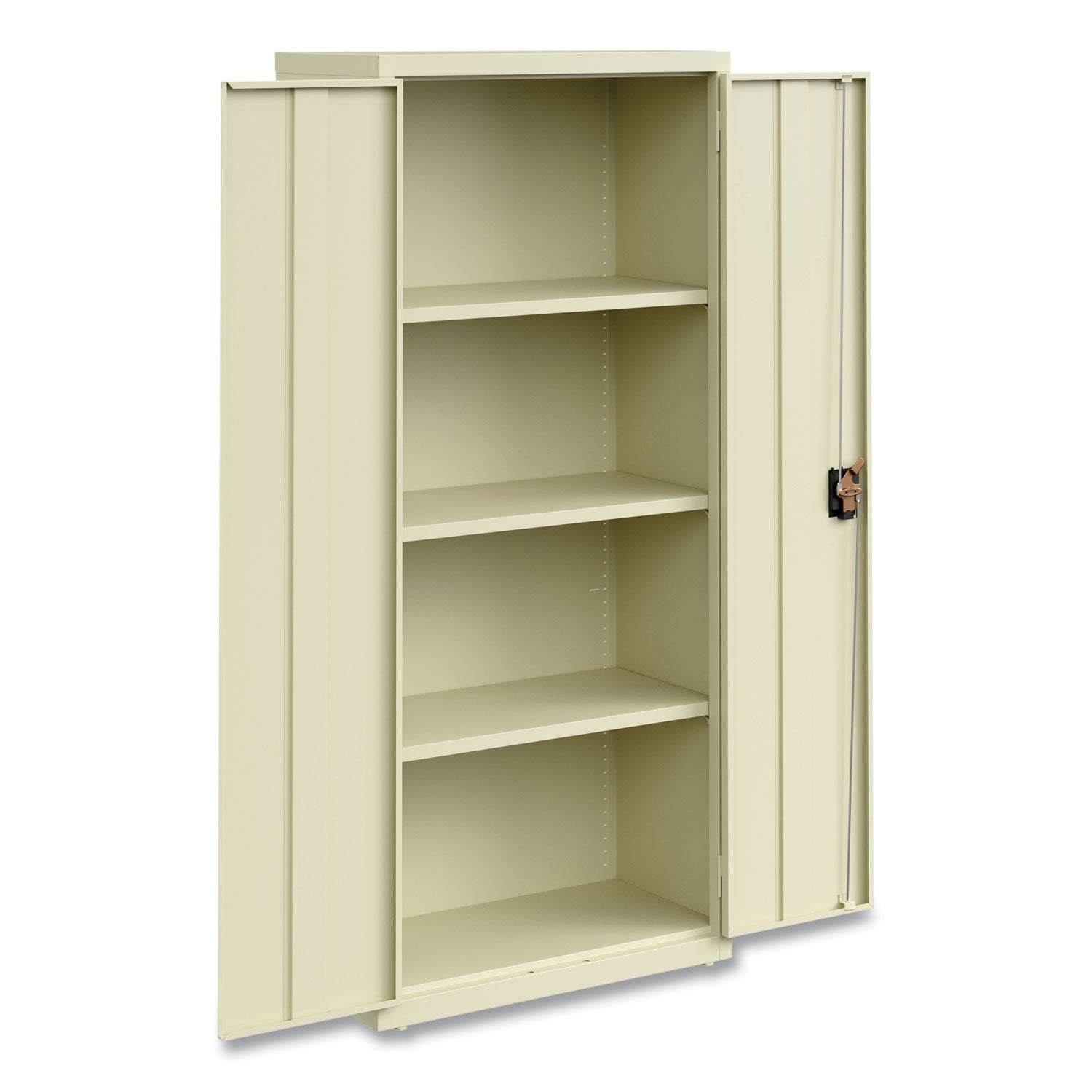 Alera® Economy Assembled Storage Cabinets, 3 Shelves, 30" x 15" x 66", Putty