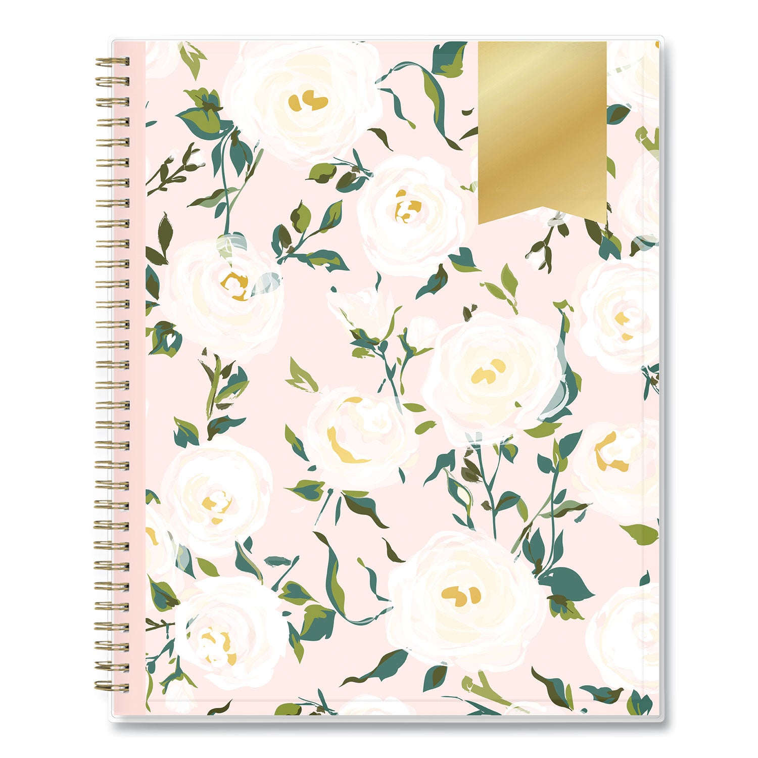 Blue Sky® Day Designer Coming Up Roses Create-Your-Own Cover Weekly/Monthly Planner, Roses Artwork, 11 x 8.5, 12-Month (Jan-Dec): 2025