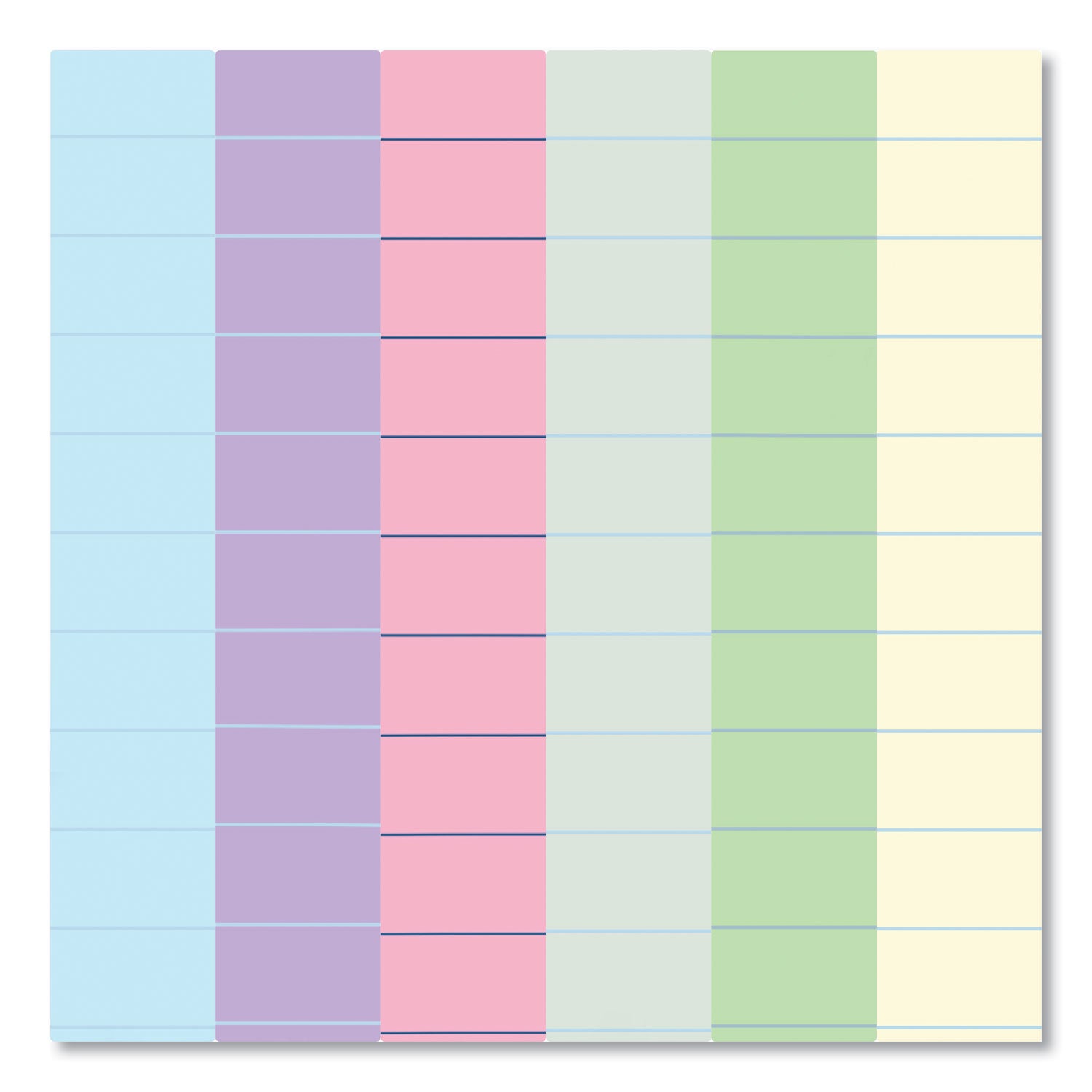 Roaring Spring® Enviroshades Legal Notepads, 50 Assorted 8.5 x 11.75 Sheets, 36 Notepads/Carton