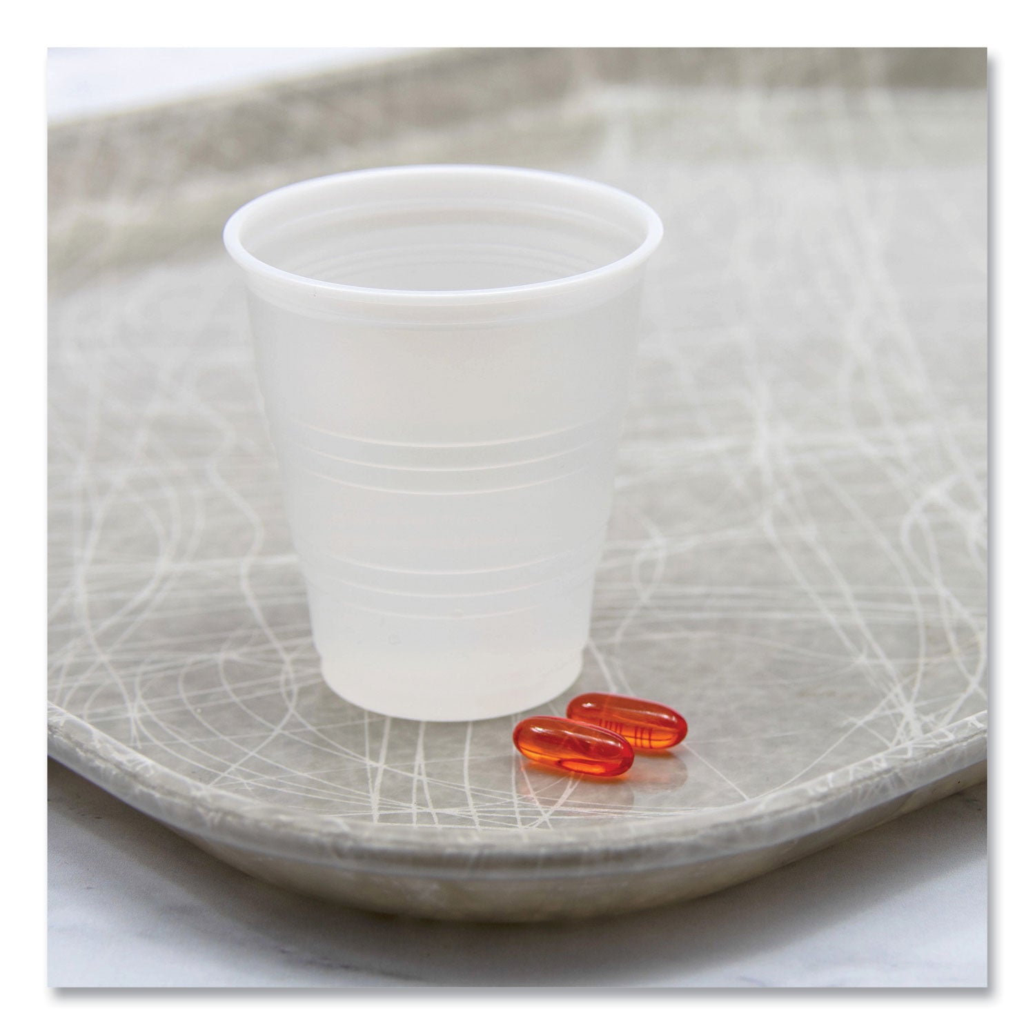 Dart® High-Impact Polystyrene Cold Cups, 5 oz, Translucent, 100/Pack