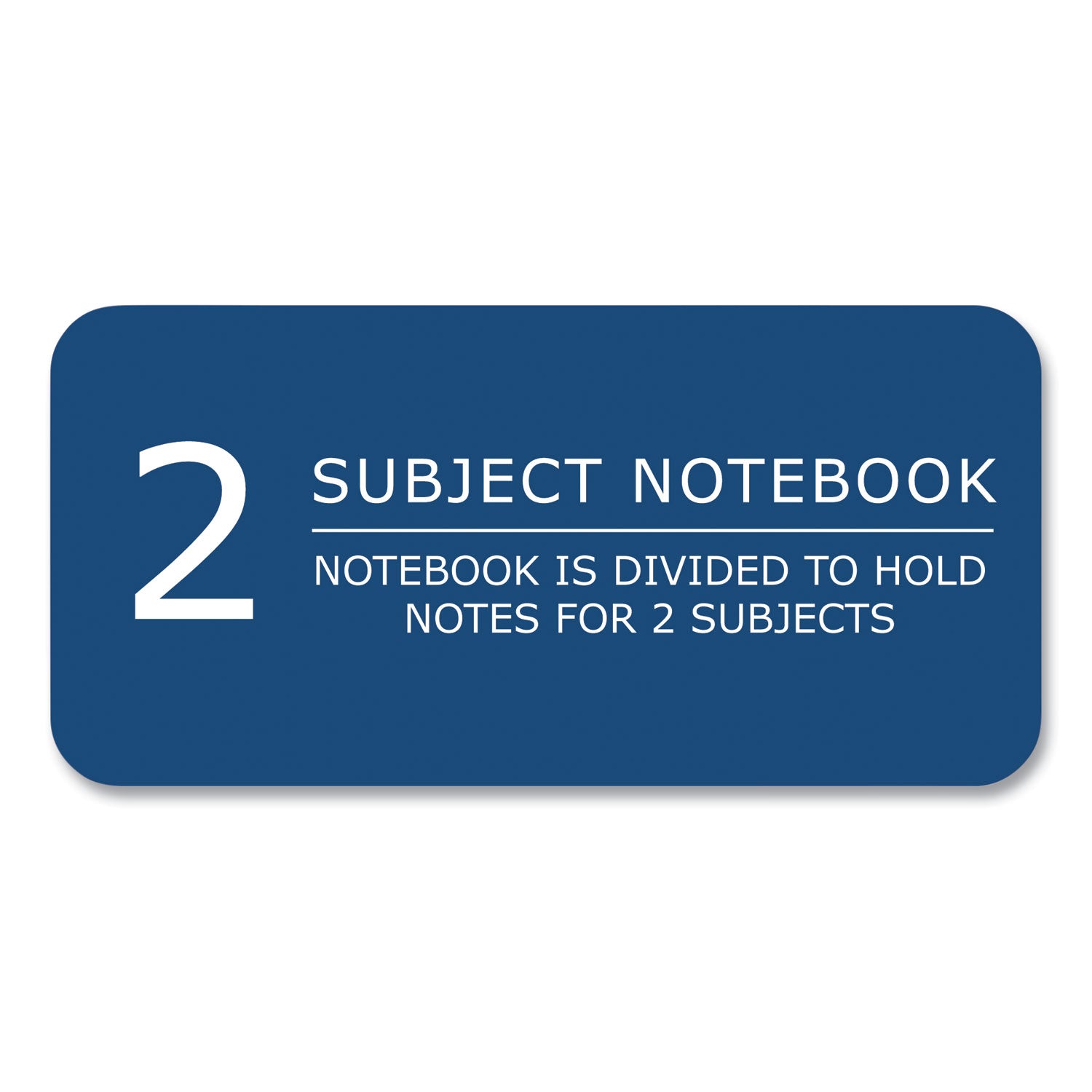 Roaring Spring® Subject Wirebound Notebook, 2-Subject, Medium/College Rule, Assorted Cover, (100) 11 x 9 Sheets, 24/Carton