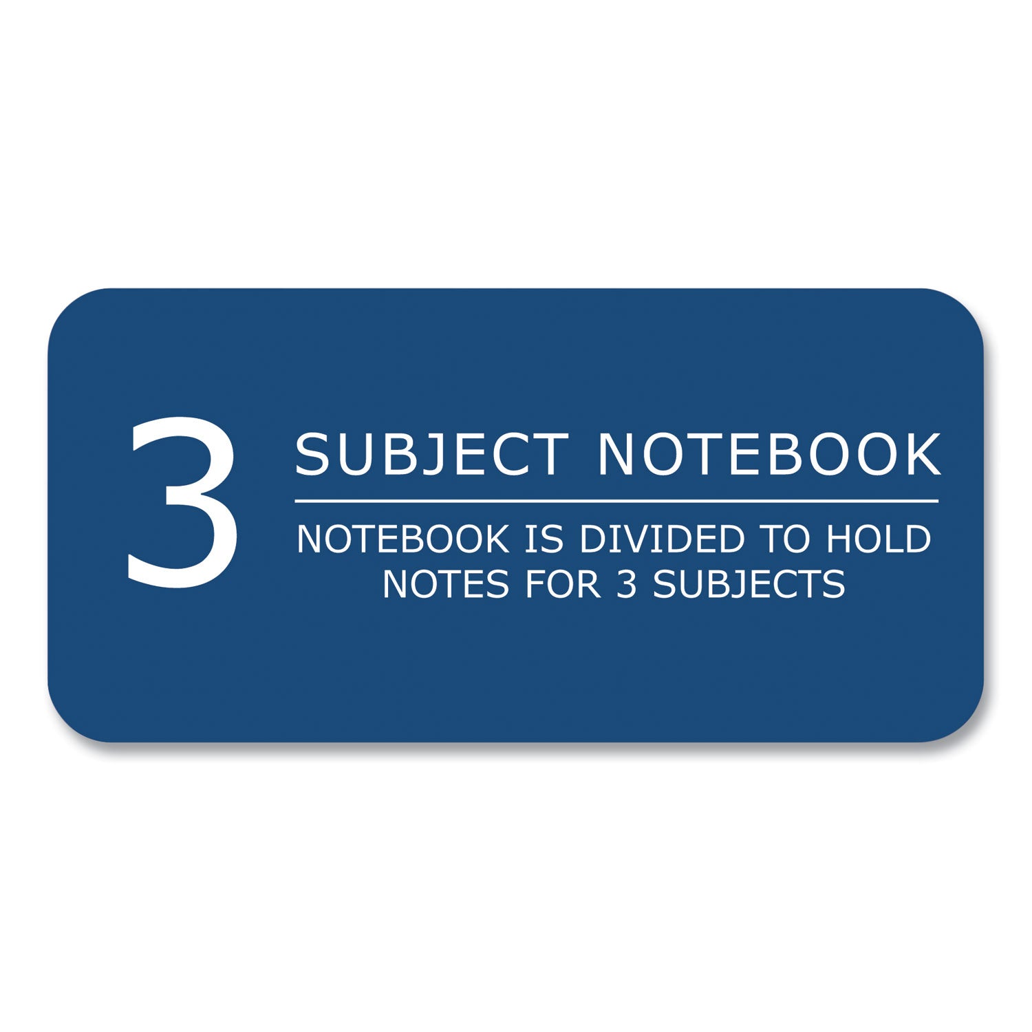 Roaring Spring® Genesis Notebook, 3-Subject, Medium/College Rule, Randomly Assorted Cover Color, (150) 11 x 9 Sheets, 12/Carton