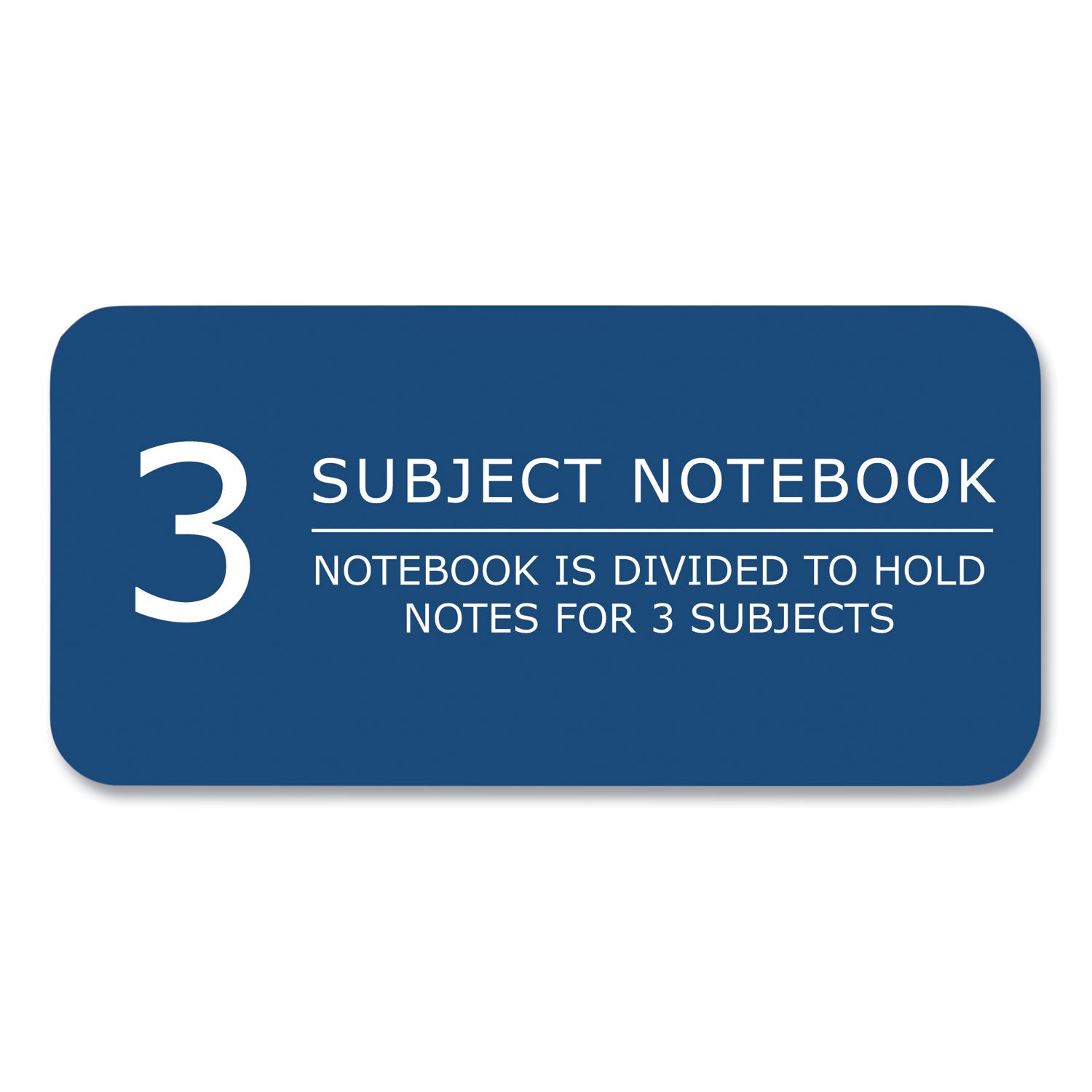 Roaring Spring® Subject Wirebound Promo Notebook, 3-Subject, Wide/Legal Rule, Asstorted Cover, (120) 10.5 x 8 Sheets, 24/Carton