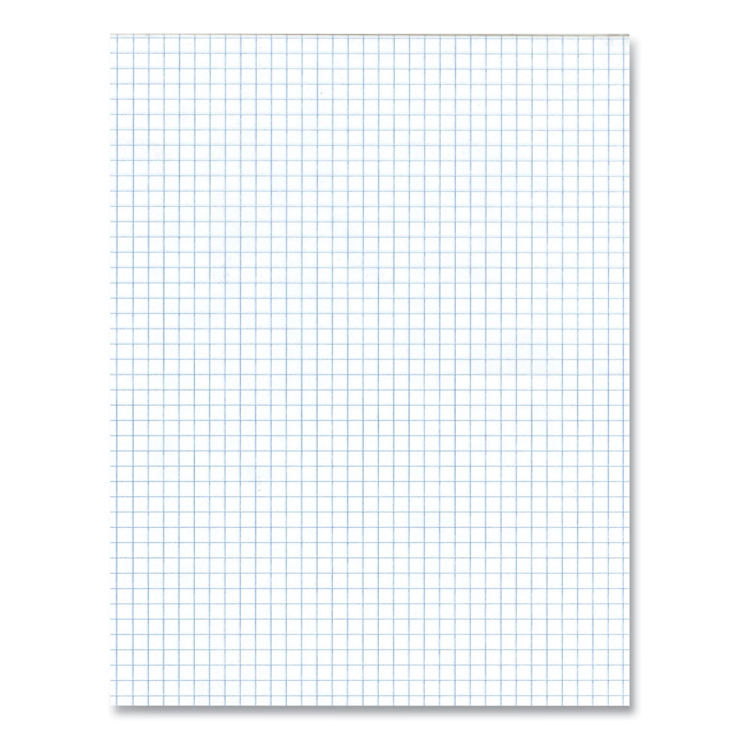 Roaring Spring® Gummed Pad, 4 sq/in Quadrille Rule, 50 White 8.5 x 11 Sheets, 72/Carton