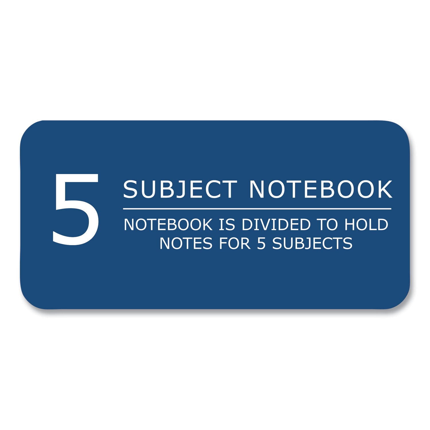 Roaring Spring® Genesis Notebook, 5-Subject, Medium/College Rule, Randomly Assorted Cover Color, (200) 11 x 9 Sheets, 12/Carton