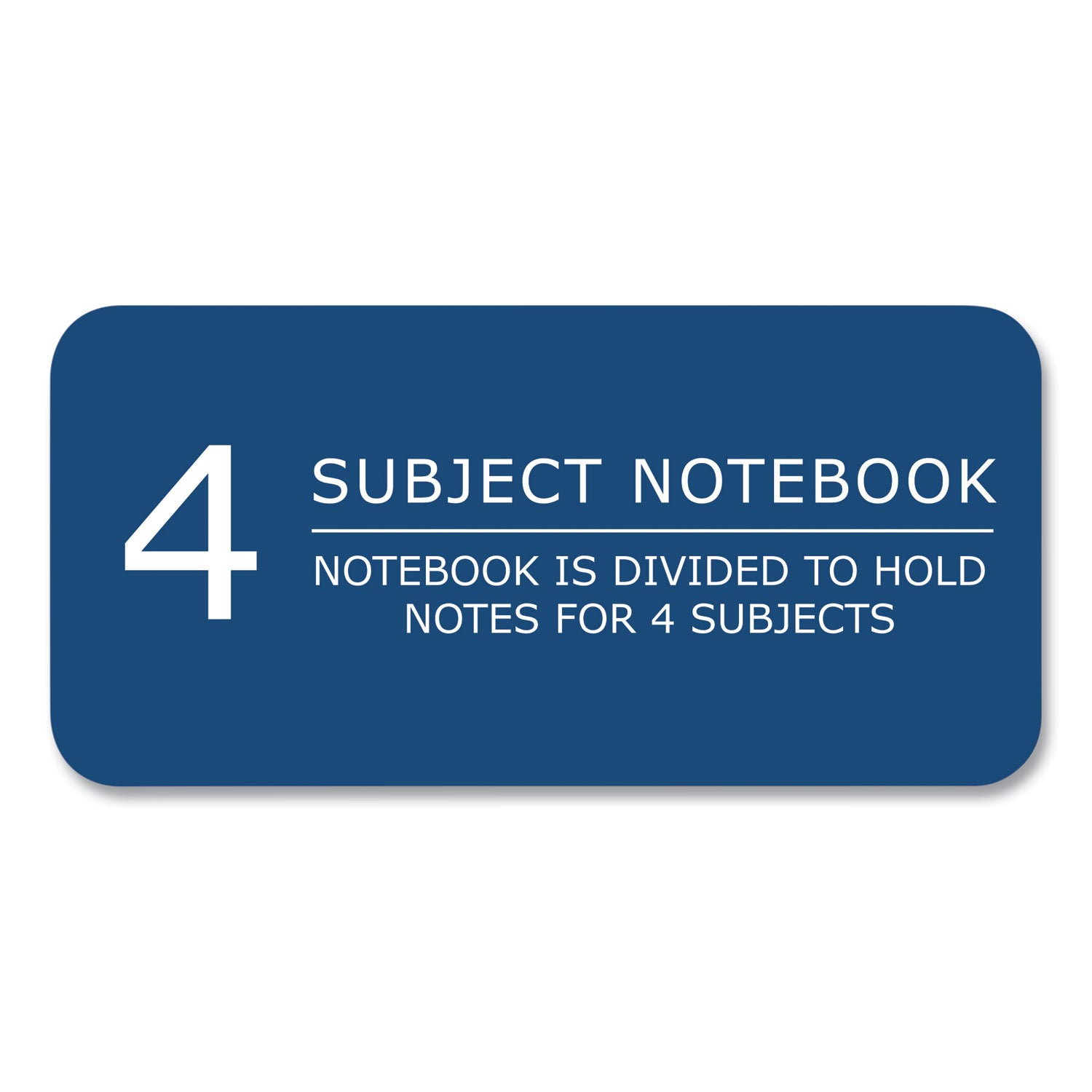 Roaring Spring® Subject Wirebound Notebook, 4-Subject, Medium/College Rule, Randomly Assorted Cover, (200) 11 x 9 Sheets, 12/Carton