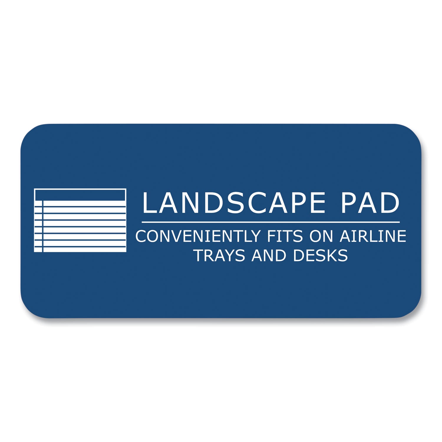 Roaring Spring® WIDE Landscape Format Writing Pad, Medium/College Rule, 40 Canary 11 x 9.5 Sheets, 18/Carton