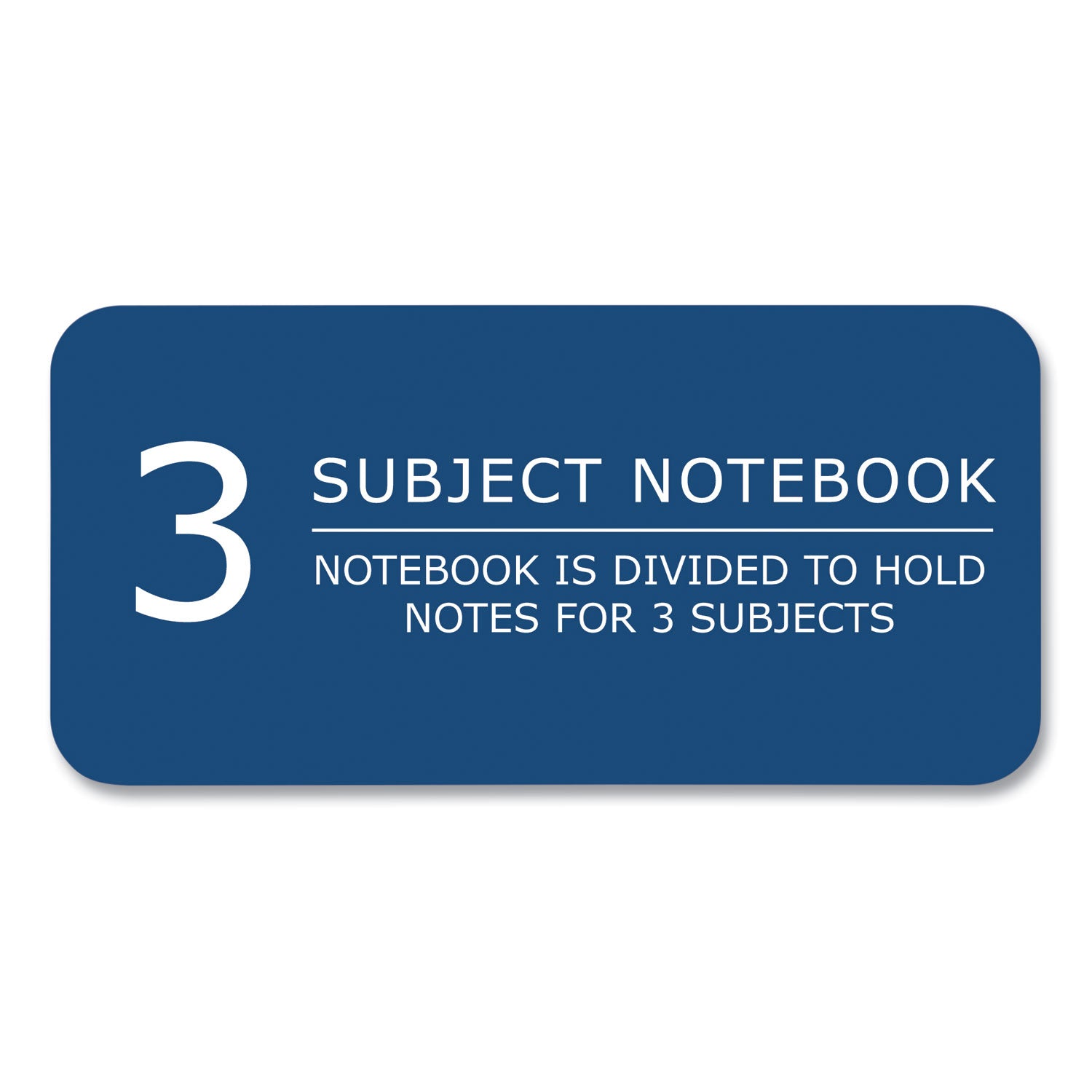 Roaring Spring® Earthtones BioBased 3 Subject Notebook, Medium/College Rule, Randomly Assorted Covers, (120) 11 x 9 Sheets, 24/Carton