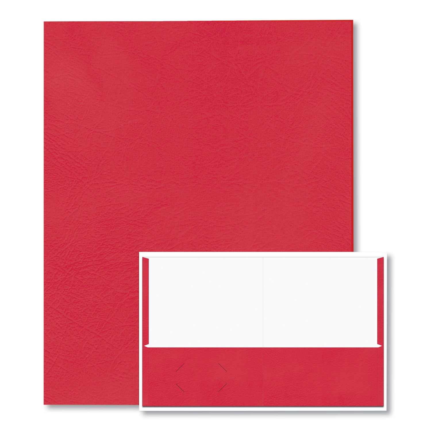 Roaring Spring® Pocket Folder, 0.5" Capacity, 11 x 8.5, Red, 25/Box, 10 Boxes/Carton