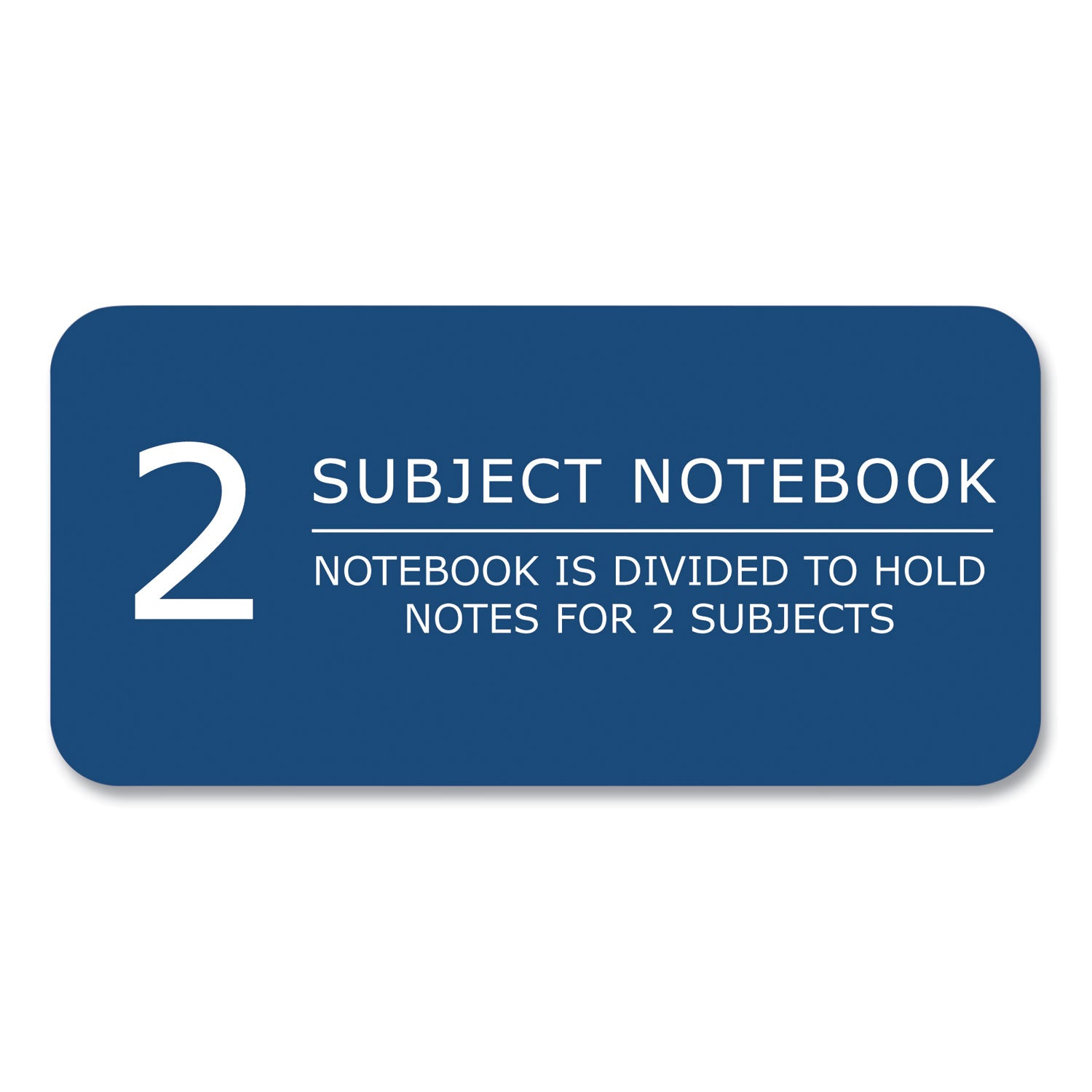 Roaring Spring® Earthtones BioBased 2 Subject Notebook, Medium/College Rule, Randomly Assorted Covers, (100) 11 x 9 Sheets, 24/Carton