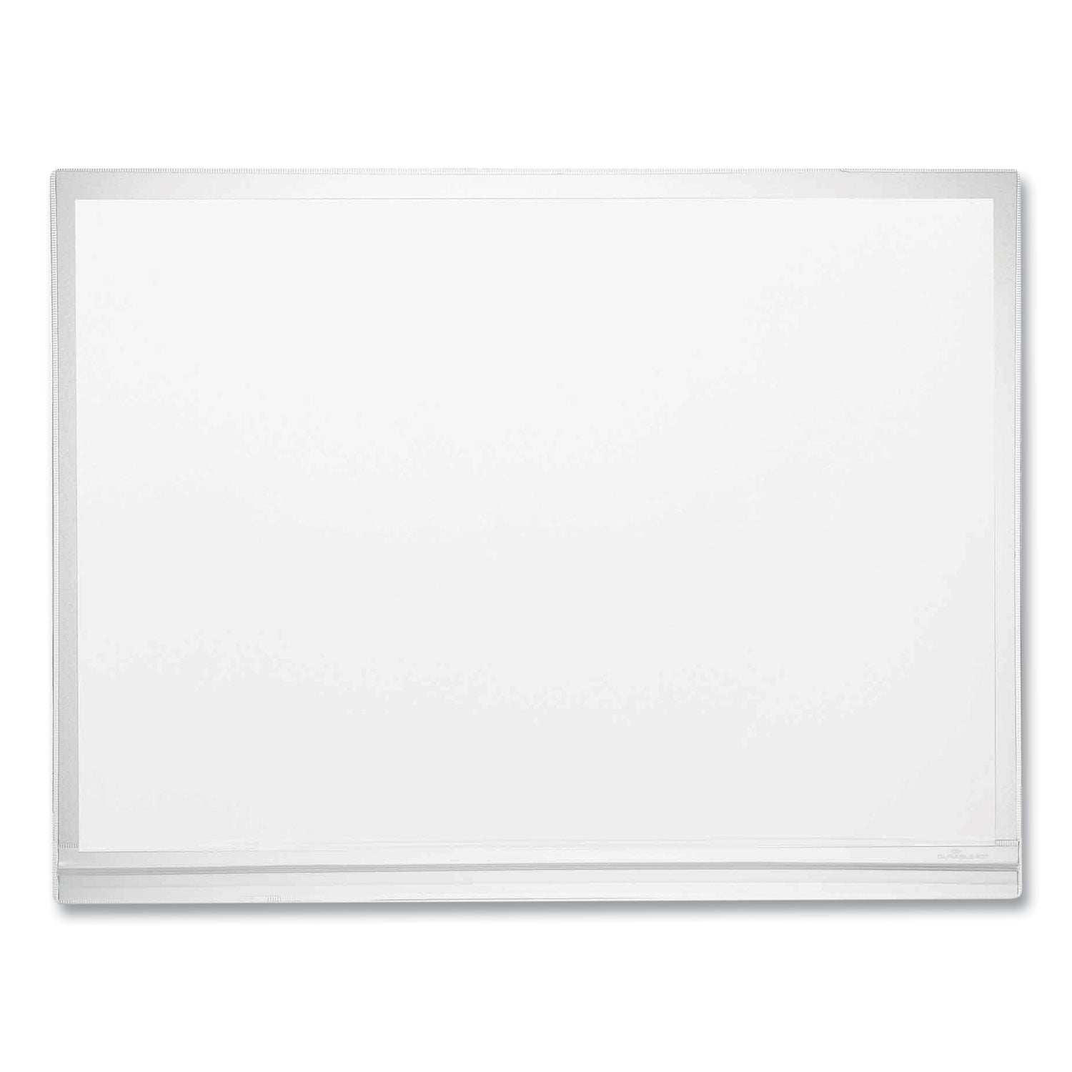 Durable® Self-Adhesive Water-Resistant Sign Holder, 11 x 17, Clear Frame, 5/Pack