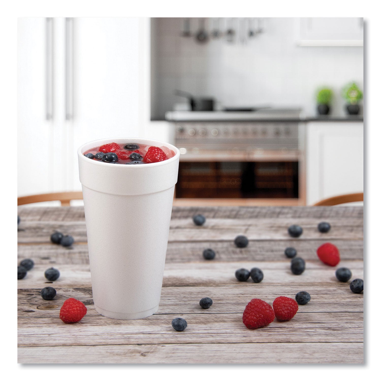 Dart® Foam Drink Cups, 20 oz, White, 500/Carton